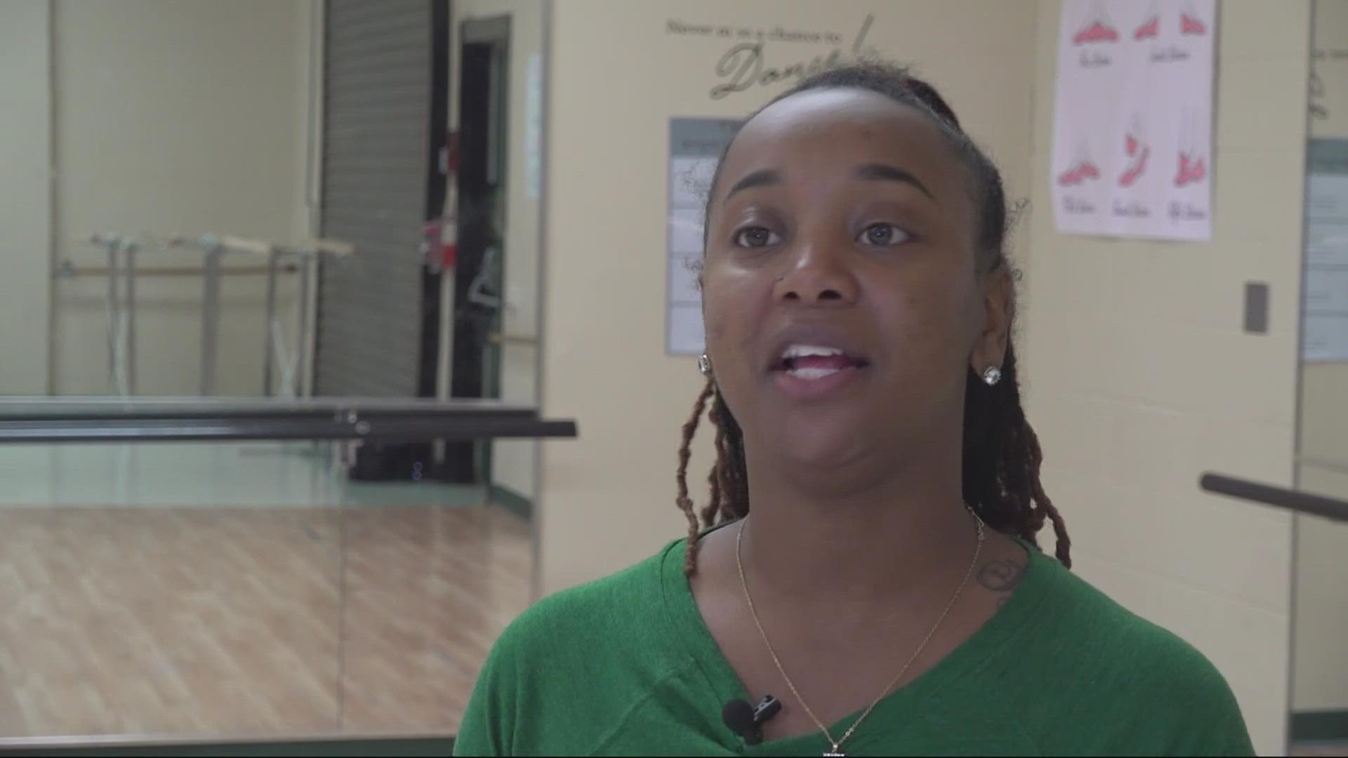 Ms. Williams is a dance teacher at Ed White High. Her students say she helps them improve technique.