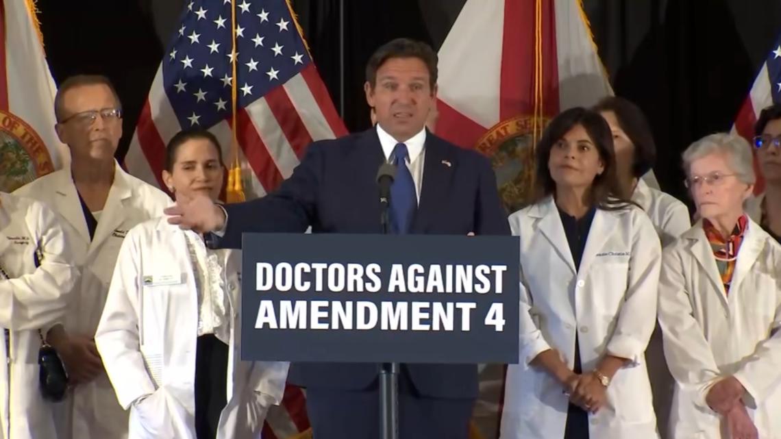 DeSantis speaks out against Amendment 4 as early voting begins in