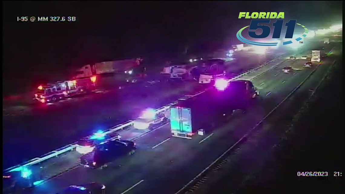 Crash on I-95 causes concern for drivers safety in North Florida - Vimarsana News