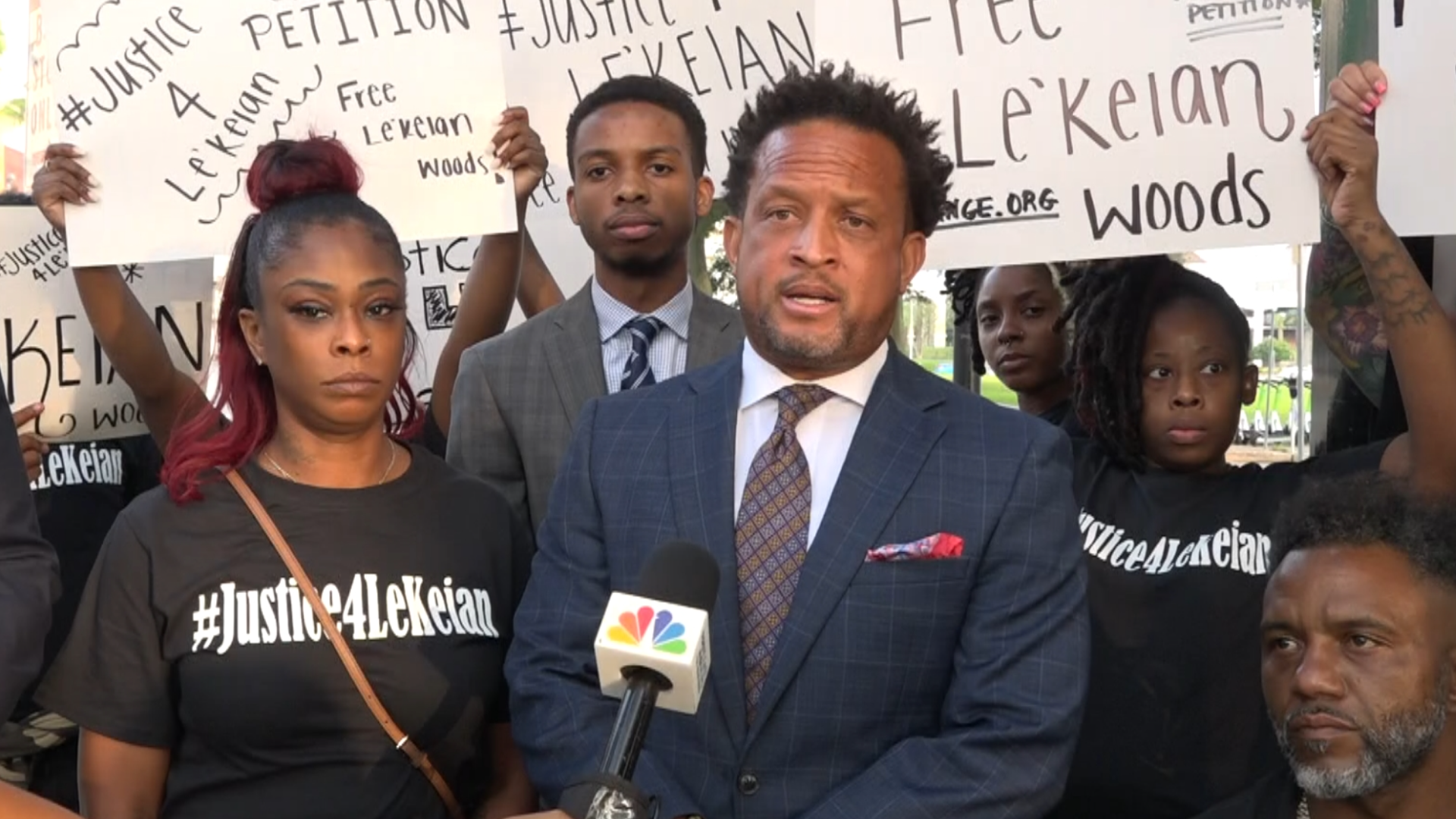 Le’Keian Woods's mother, Natassia Woods and his attorney, Marwan Porter, spoke out after bodycam footage of his arrest was released.