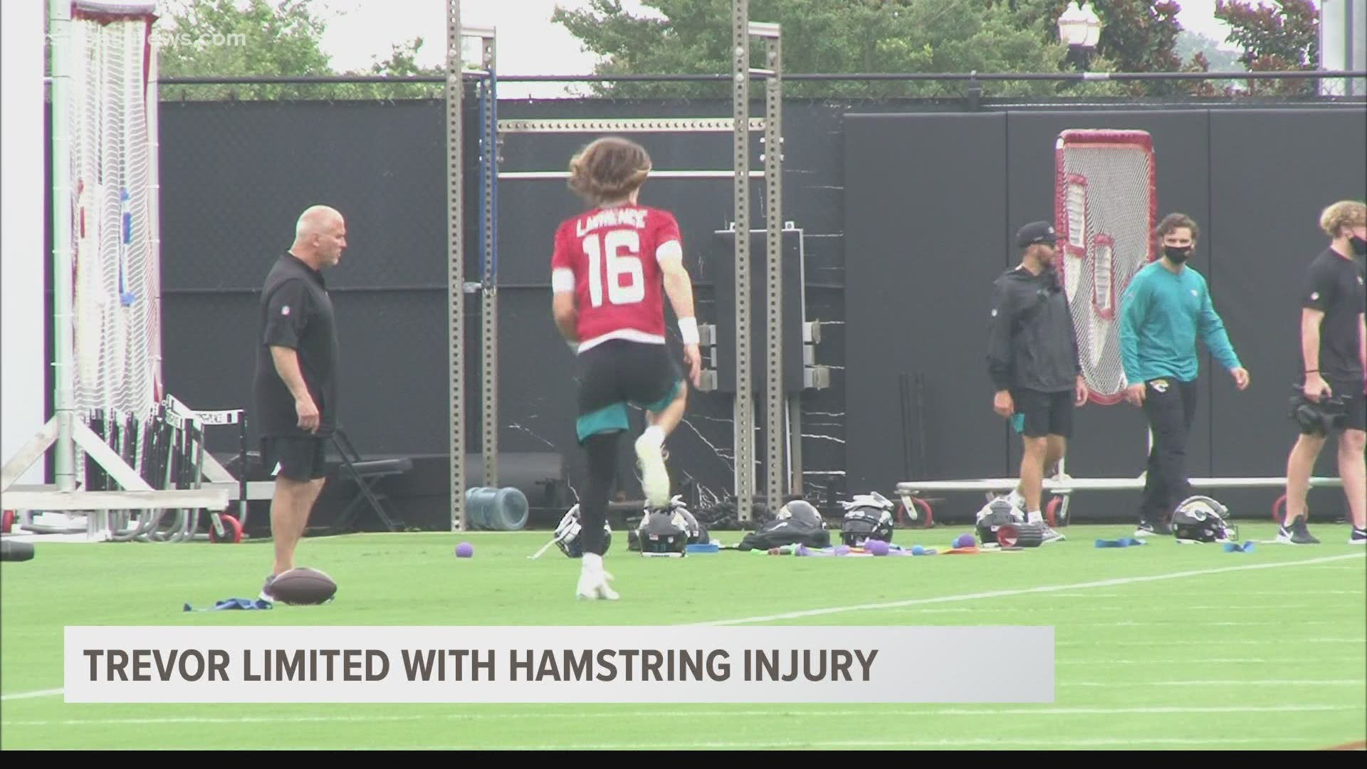 His teammates say they aren't concerned that the injury will be anything significant.