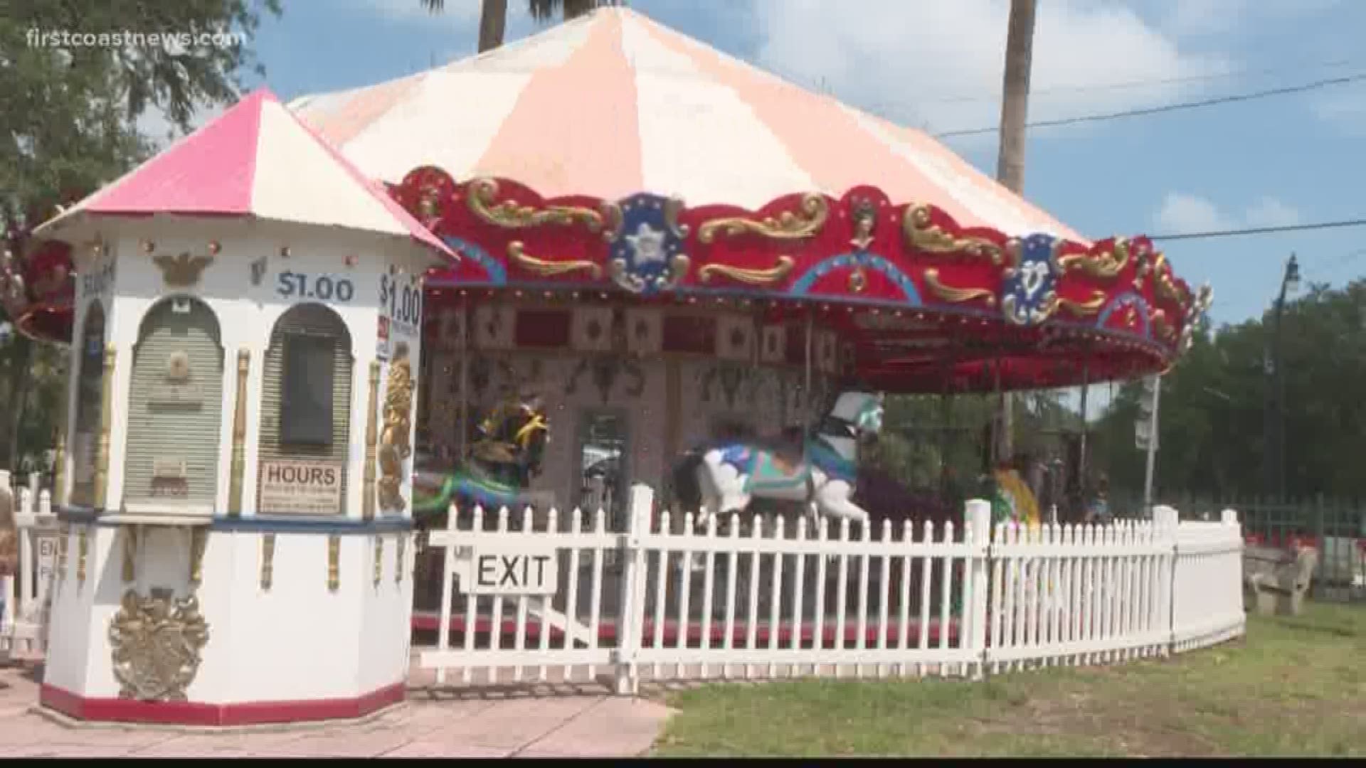 Jim Soule’s wife, Peggy, says it was her husband's wish to move the carousel “back home” to Port Charlotte when he died.