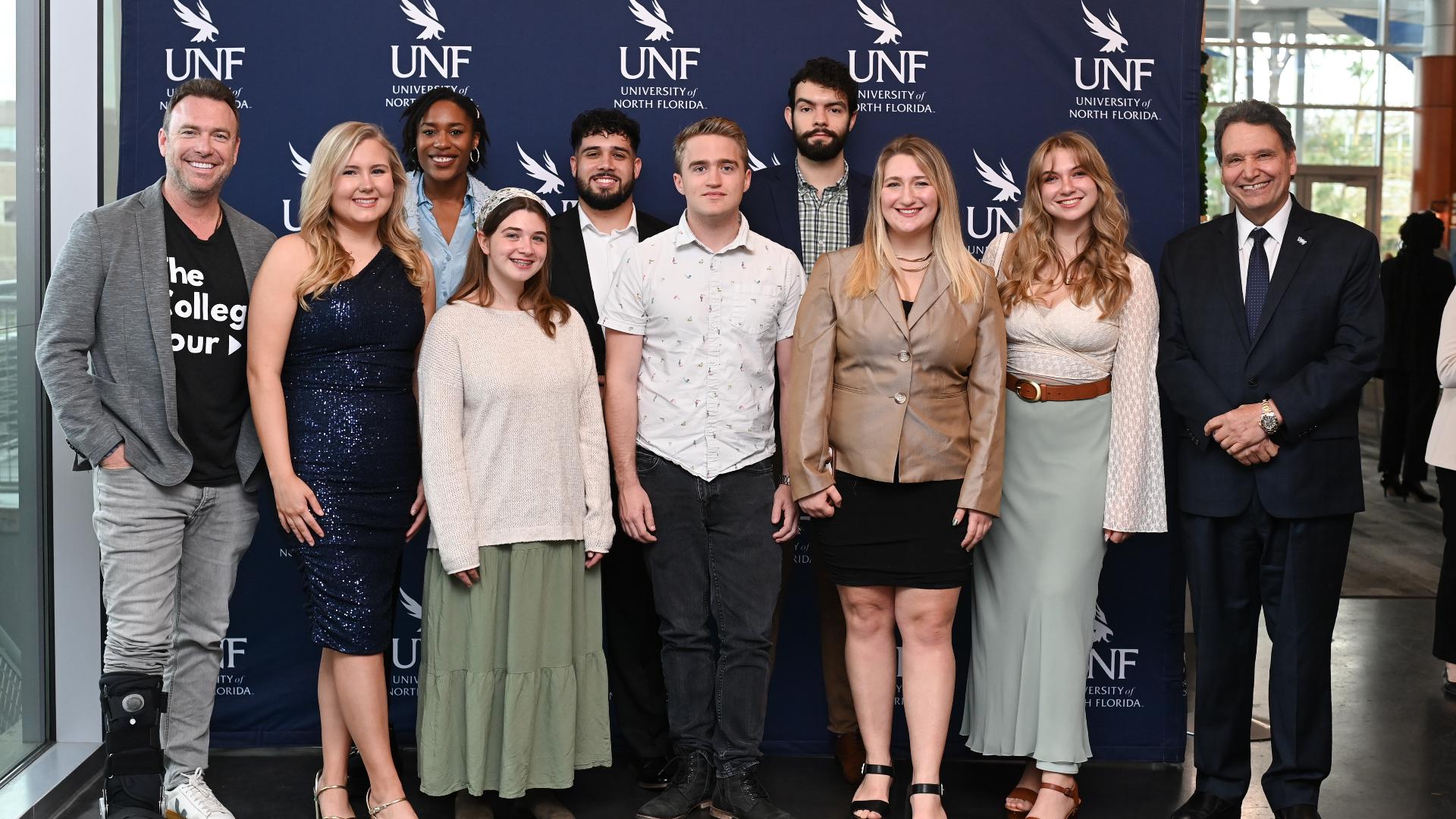 Students attending the University of North Florida were in the spotlight for a new episode of the Amazon Prime Video series "The College Tour."