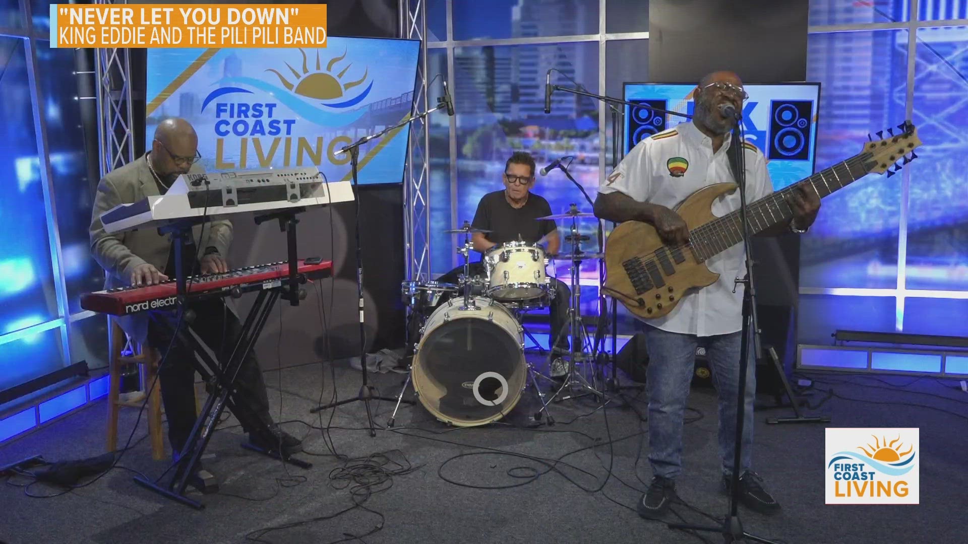 King Eddie and the Pili Pili Band perform 'Never Let You Down'
