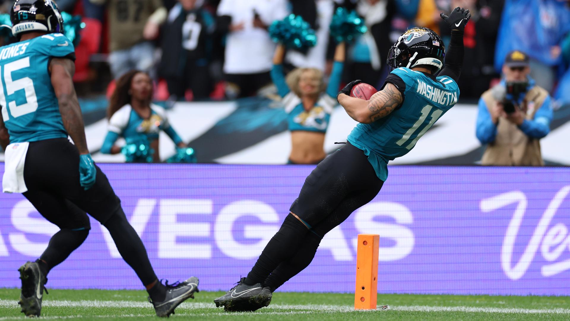 The Jaguars scored 22 unanswered points in the second and third quarter.