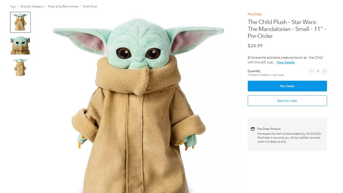 Here S The Top 5 Must Have Baby Yoda Merch Firstcoastnews Com