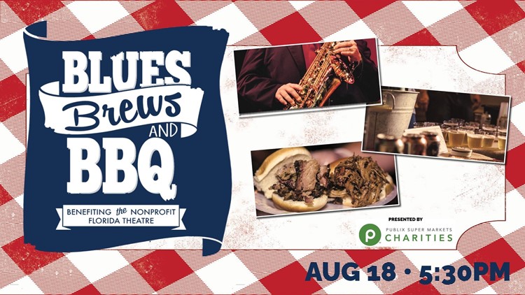 Florida Theatre hosts annual 'Blue, Brews and BBQ' benefit