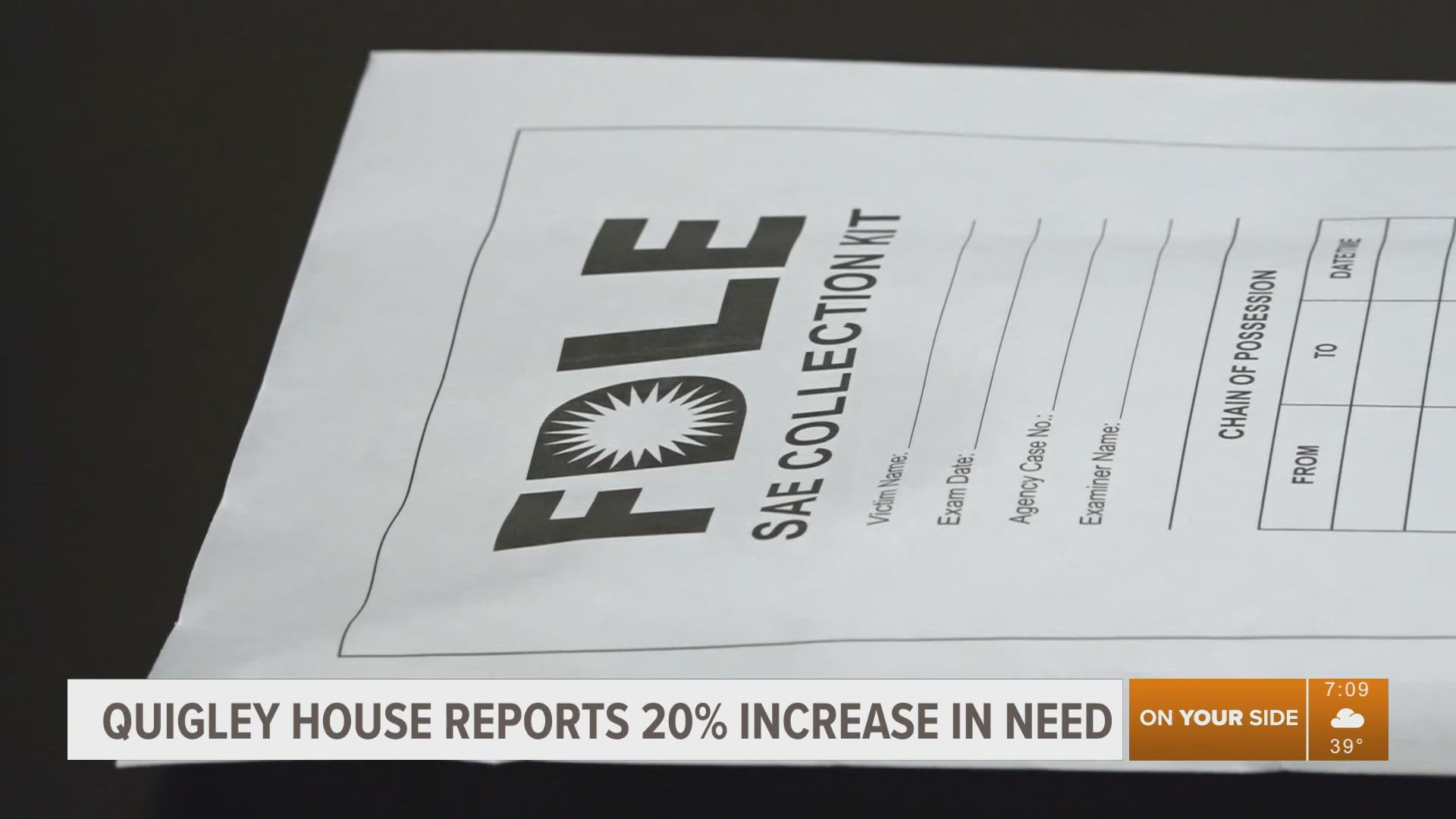 Clay County’s only domestic violence and sexual assault center, Quigley House, says it’s seeing a sharp rise in the number of people seeking help, especially as the 
