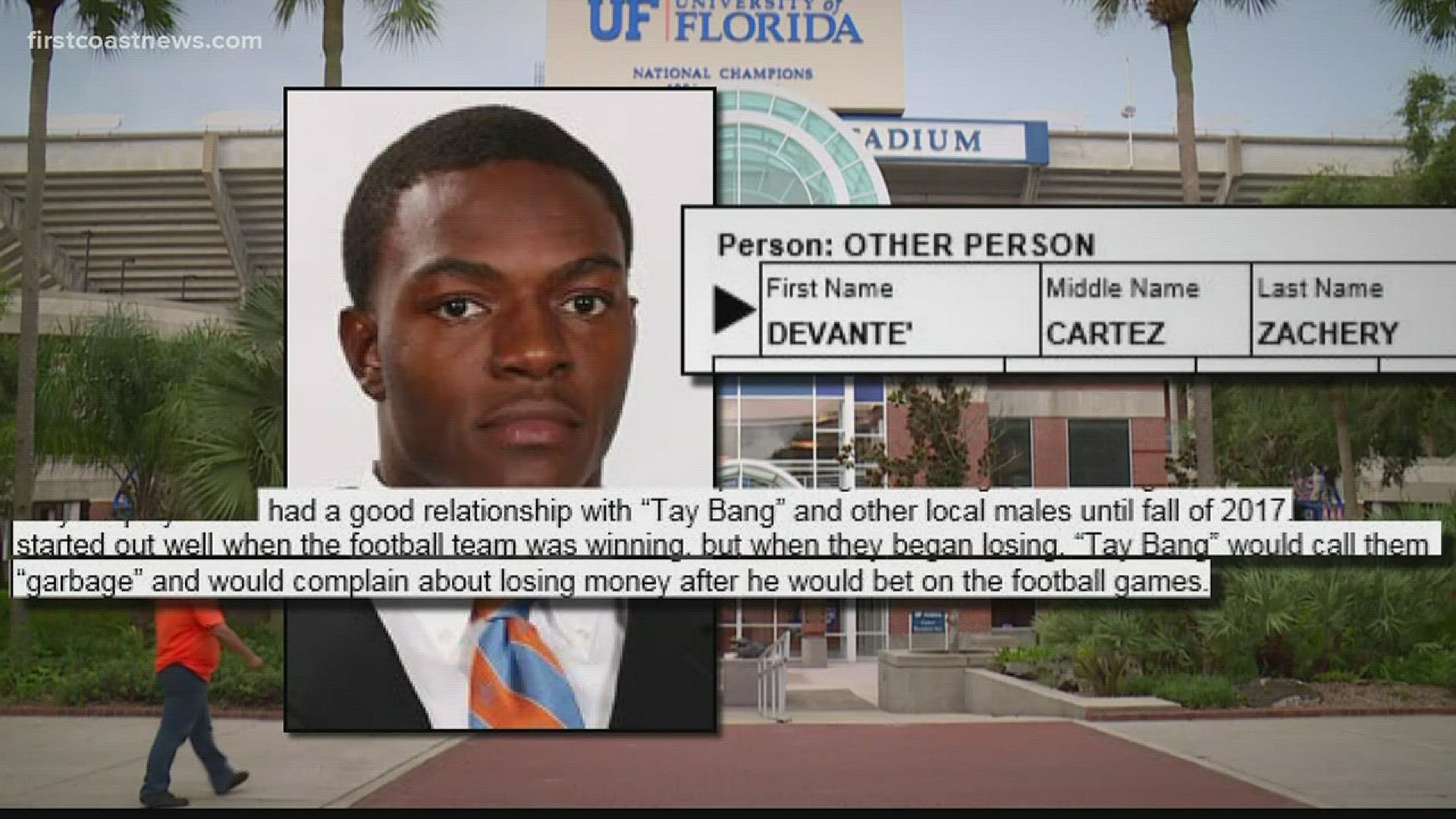 Less than 48 hours before the start of fall camp, members of the University of Florida football team continue to make headlines off the field.