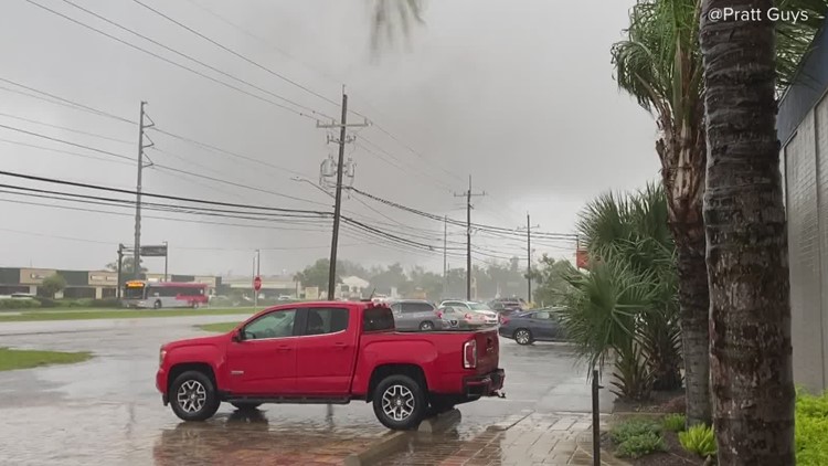 VIDEO: Tornado causes damage in Baymeadows area, spun up by Tropical Storm Elsa