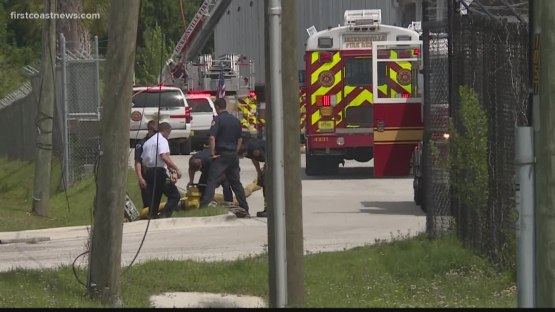 Fire at AnheuserBusch Metal Container facility in Jacksonville