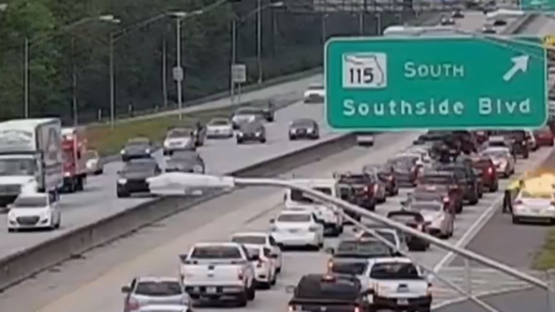 Lanes open following traffic nightmare on J. Turner Butler Boulevard ...