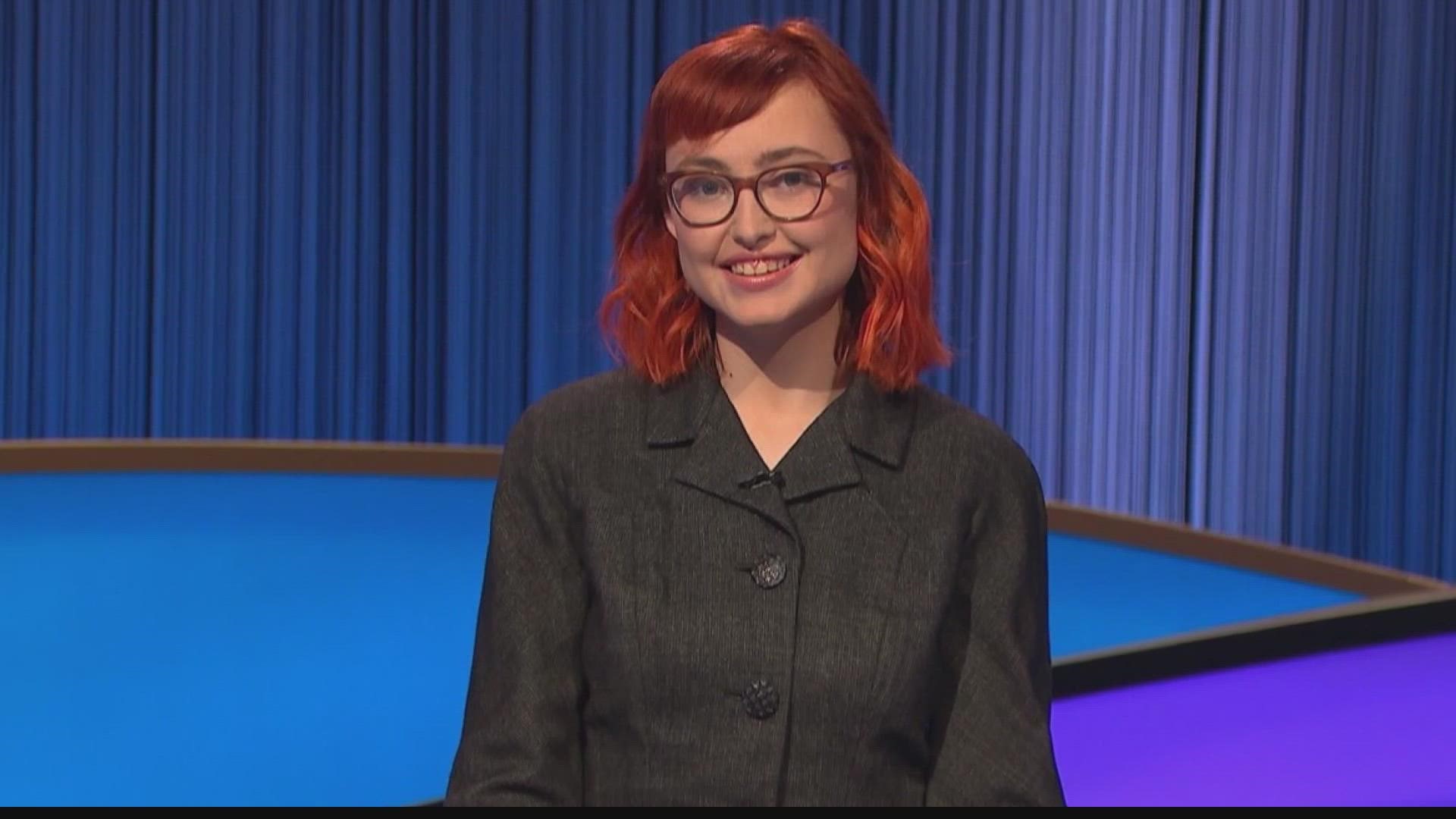 Emmie T. of Jacksonville had just a month to prepare to Jeopardy! appearance