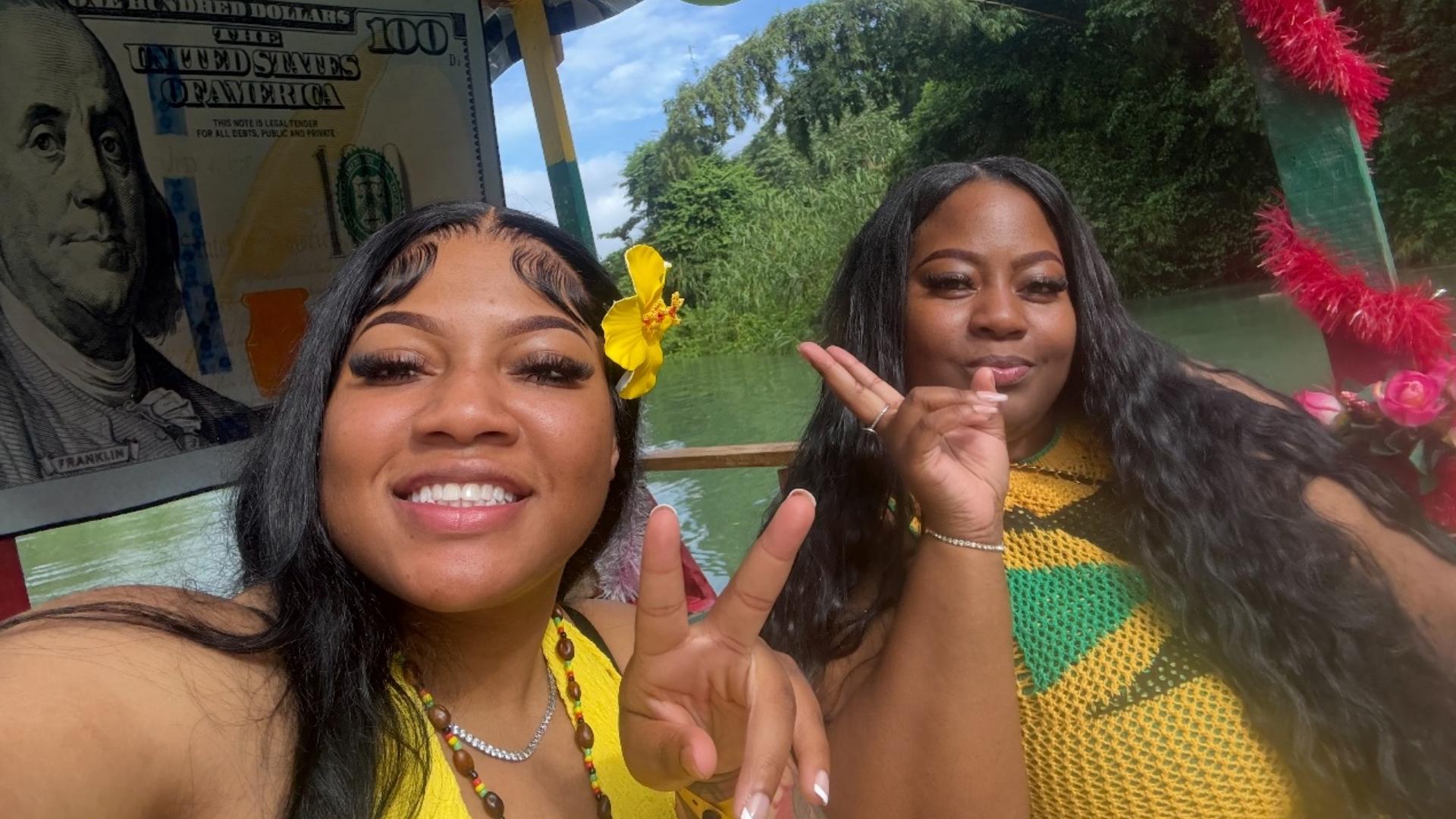 Tonae and Tonette Crayton went to Montego Bay, Jamaica, on Saturday for a celebration. But now, Hurricane Melissa has jeopardized their return home.