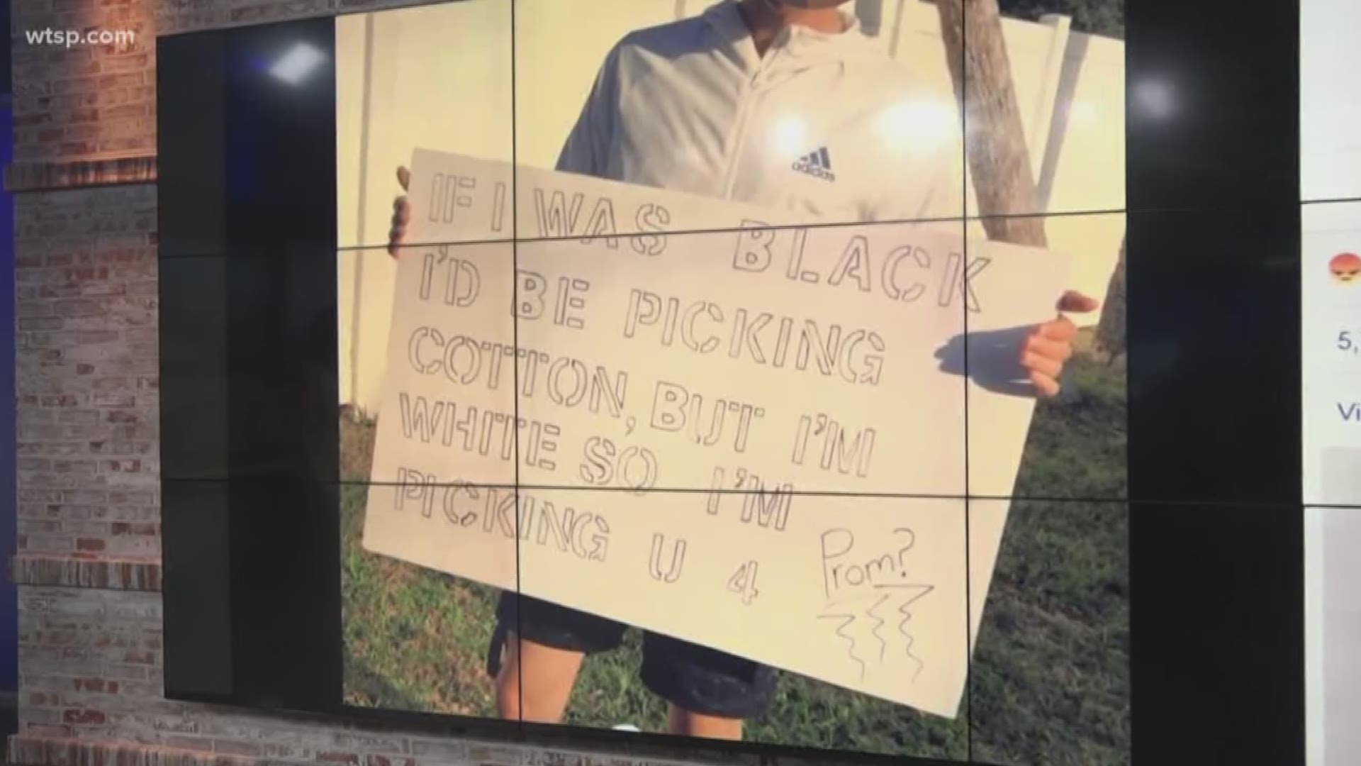 Many say a Riverview High School student's 'promposal' is racist - and it ignited social media.