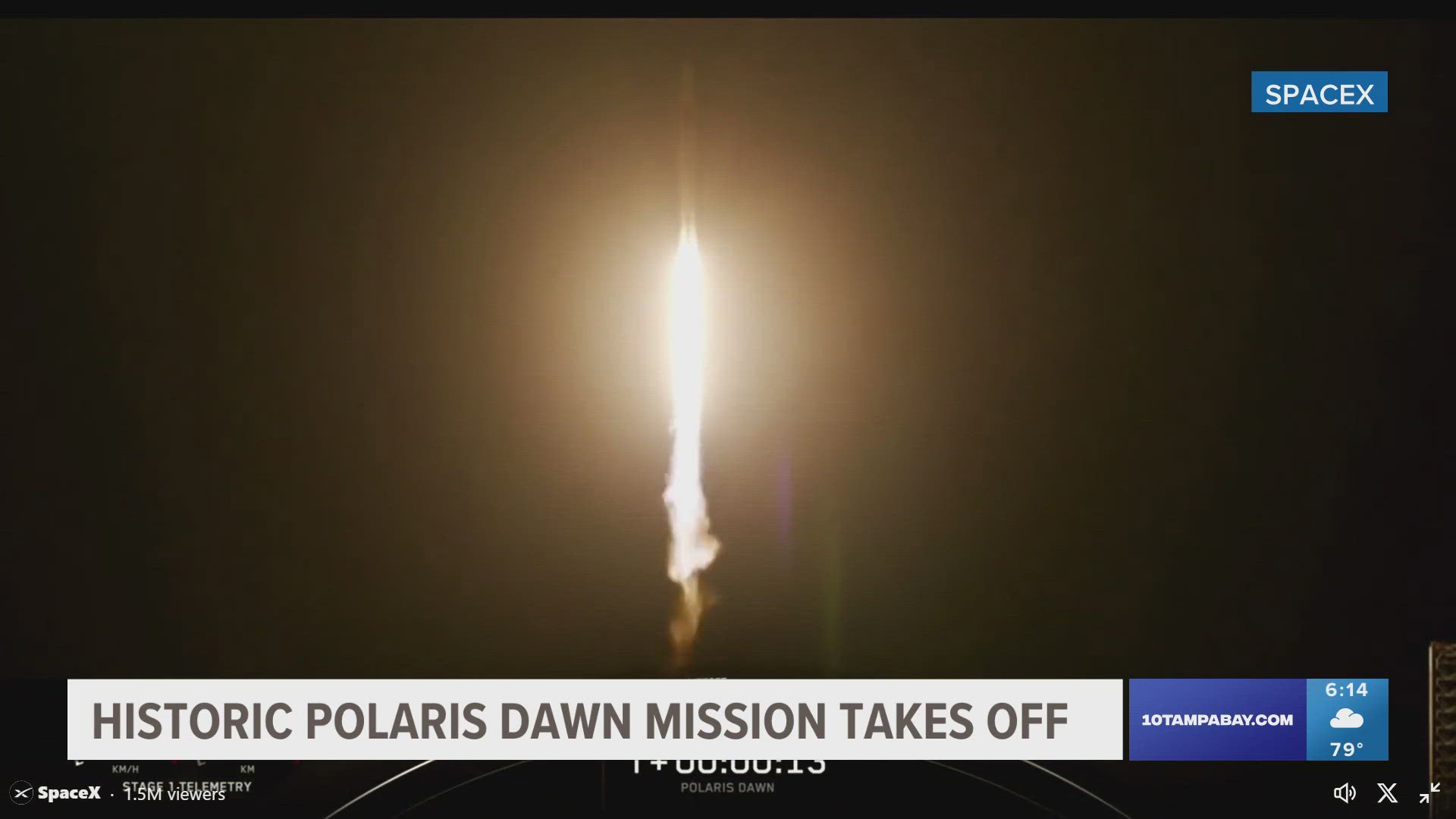 The mission, which had been delayed previously, will feature the first-ever private spacewalk.