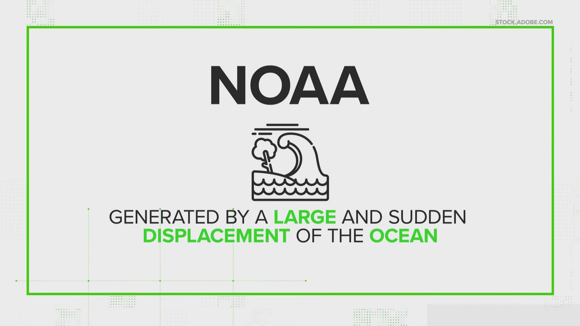 The Florida Division of Emergency Management's website says the probability of a tsunami hitting the state's coastline is "extremely low" but not impossible.