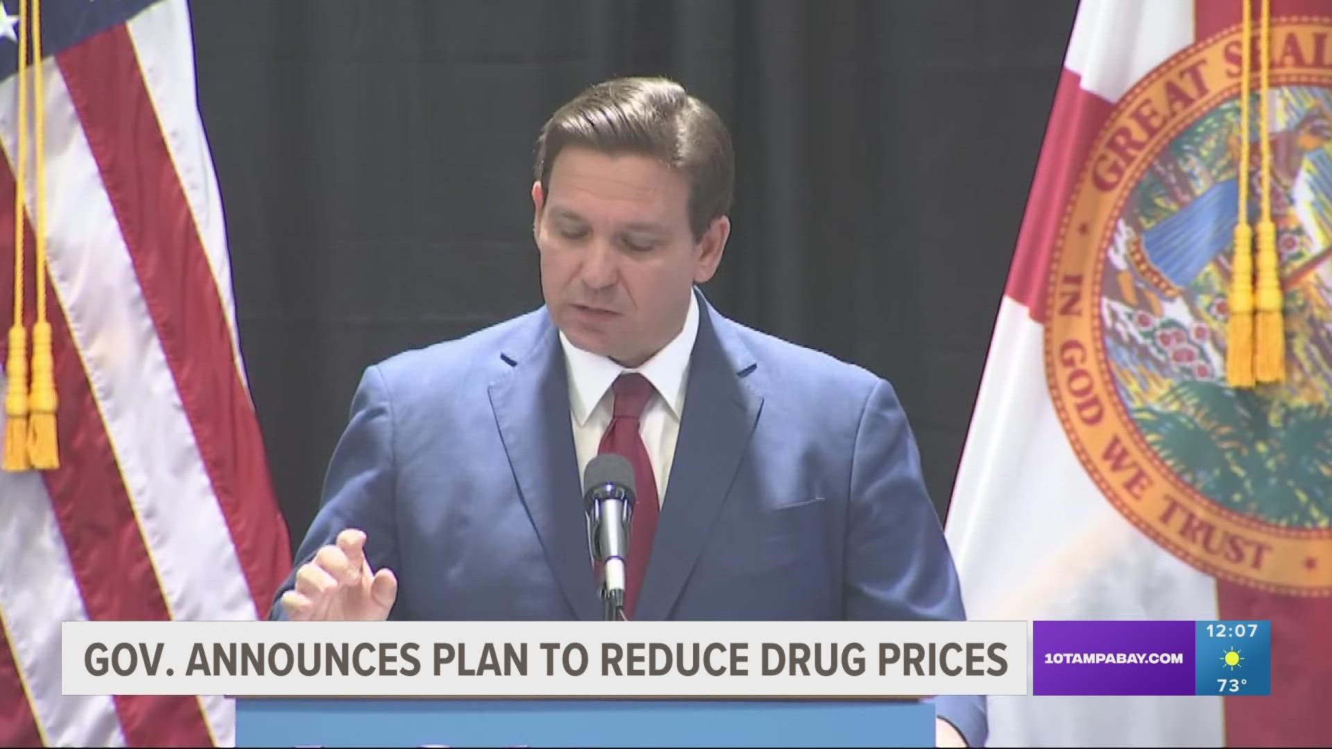 Gov. Ron DeSantis unveiled a proposal on Thursday to increase transparency in the pharmaceutical world and lower prescription drug costs.