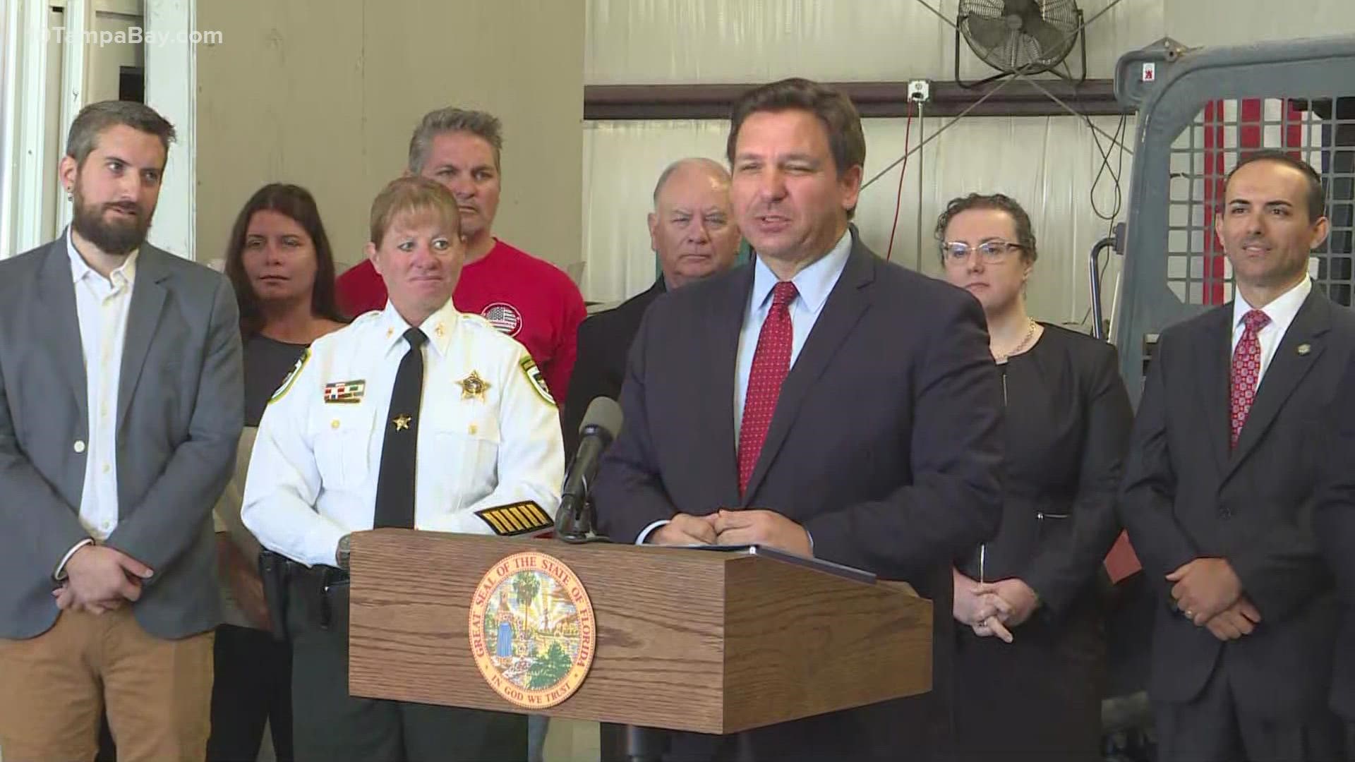 Gov. DeSantis said we shouldn't expect a public announcement until after the special legislative session on vaccine mandates.