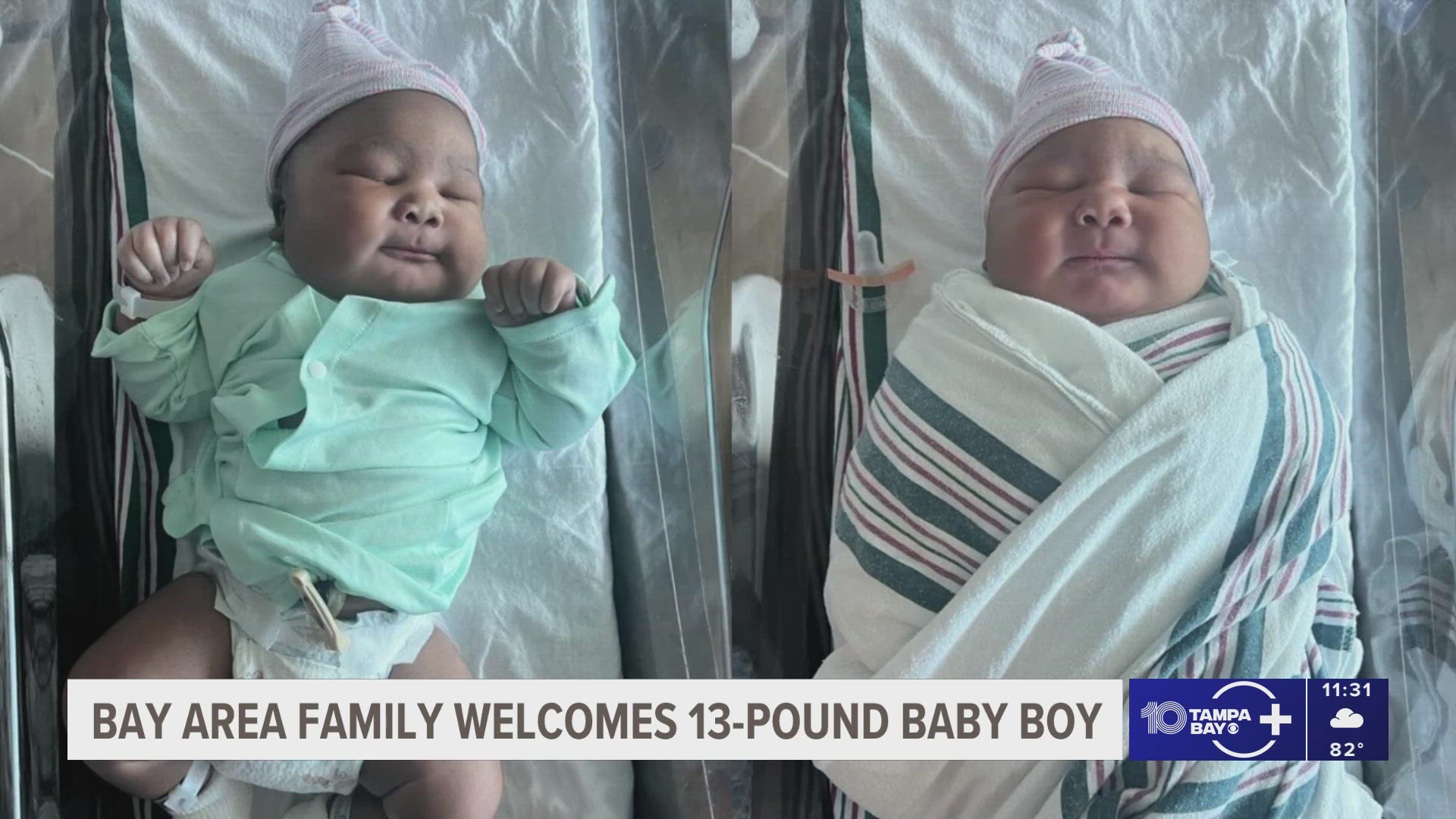 One Tampa Bay-area family is welcoming a "Big miracle, big love!" this week.