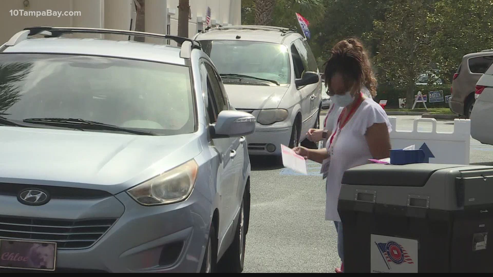 Julie Marcus, Pinellas County's Supervisor of Elections, explains what voters can expect if they decide to vote in person.