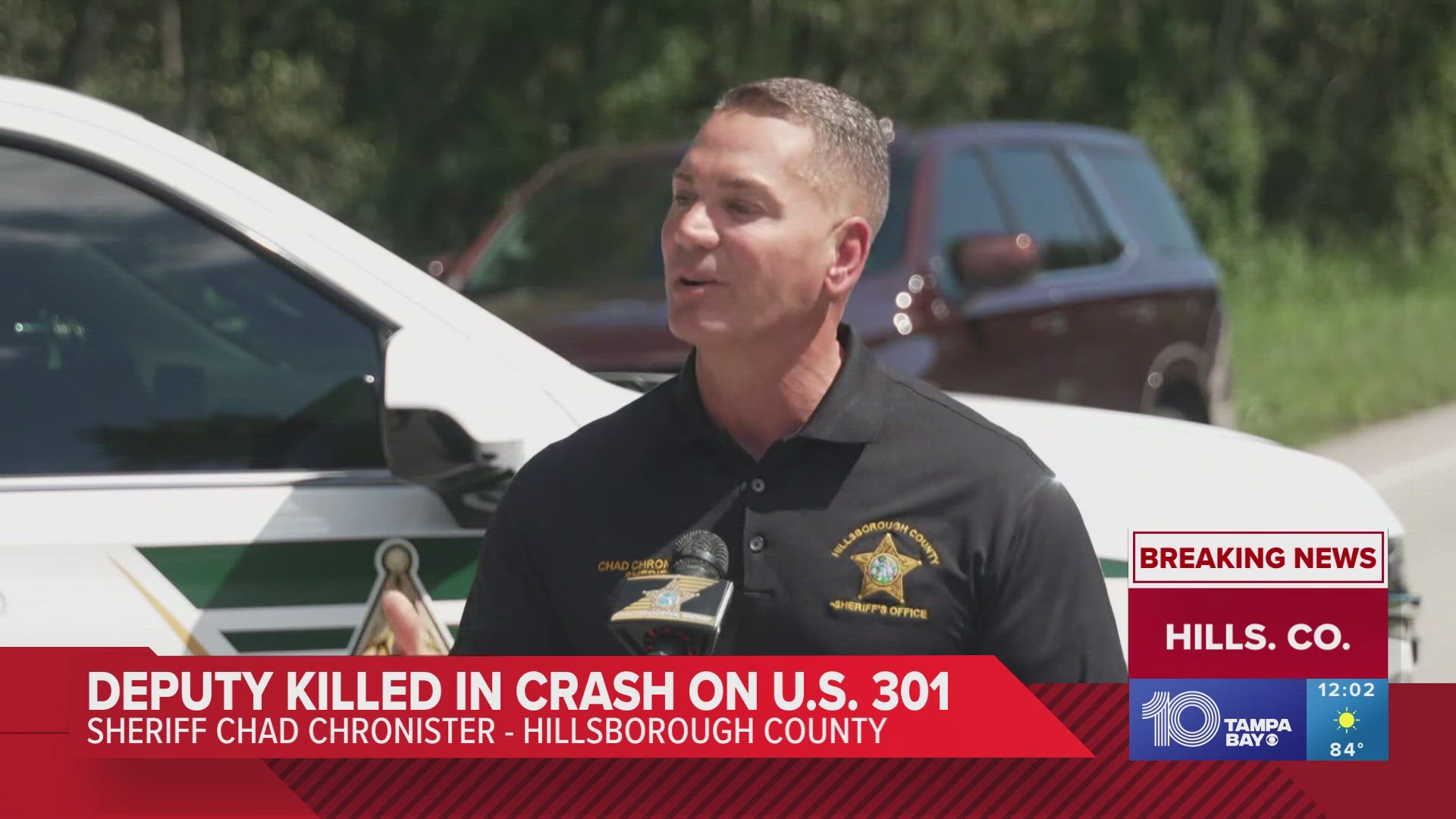 Sheriff Chad Chronister said the deputy was on his way home from his shift at work when for "unknown reasons" he traveled into oncoming traffic.