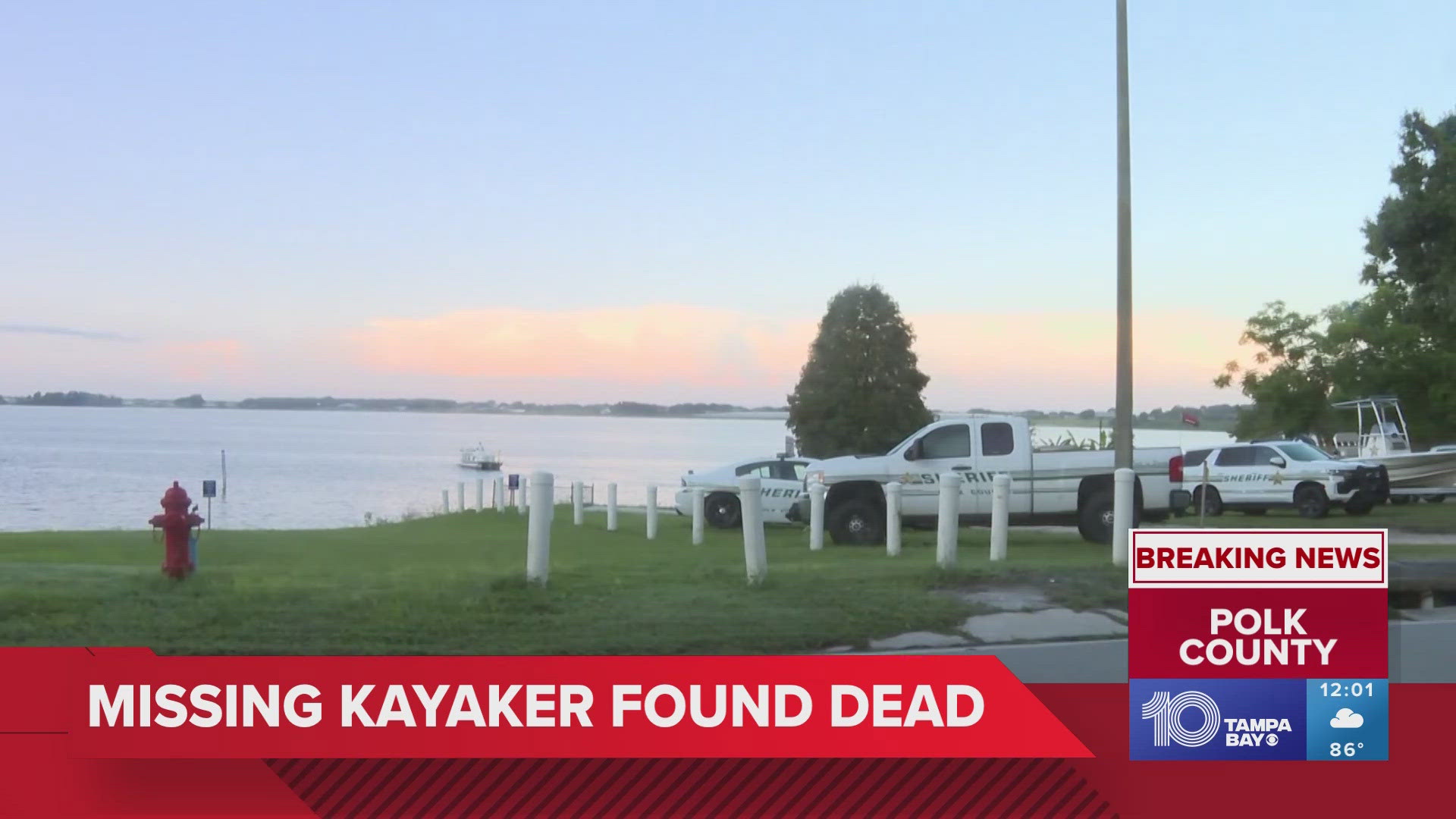 The missing 18-year-old was reportedly kayaking with a 19-year-old woman around 3 p.m. Sunday before he reportedly started struggling to stay above water.