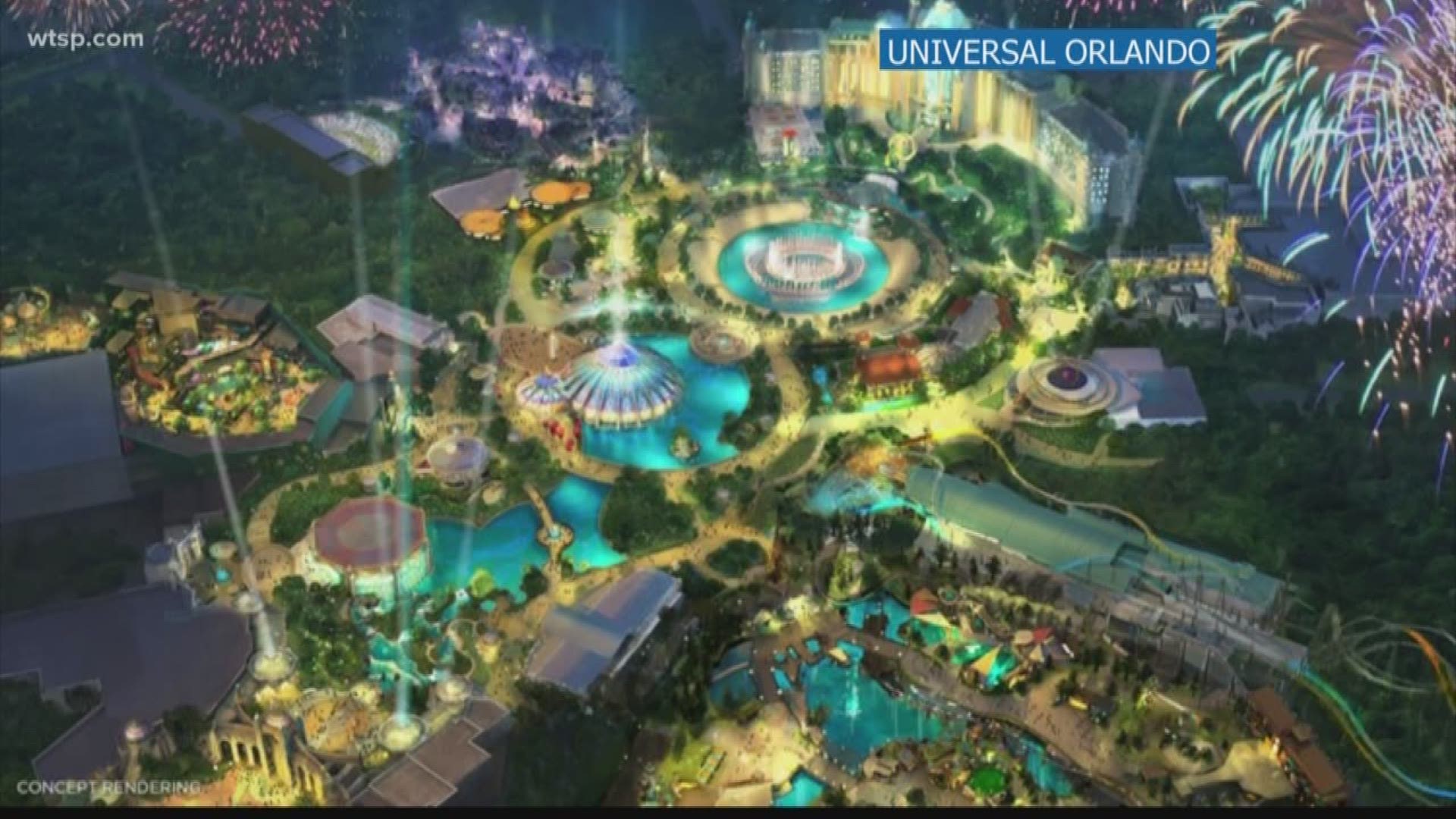 Universal Orlando is building a new theme park: Epic Universe.

At a Thursday morning news conference, the company announced the new park will be the largest investment in one of its theme parks.

Universal said the new theme park will be on a large swath of land near the Orange County Convention Center. According to property records, Universal Creative Partners own more than 500 acres near the convention center.