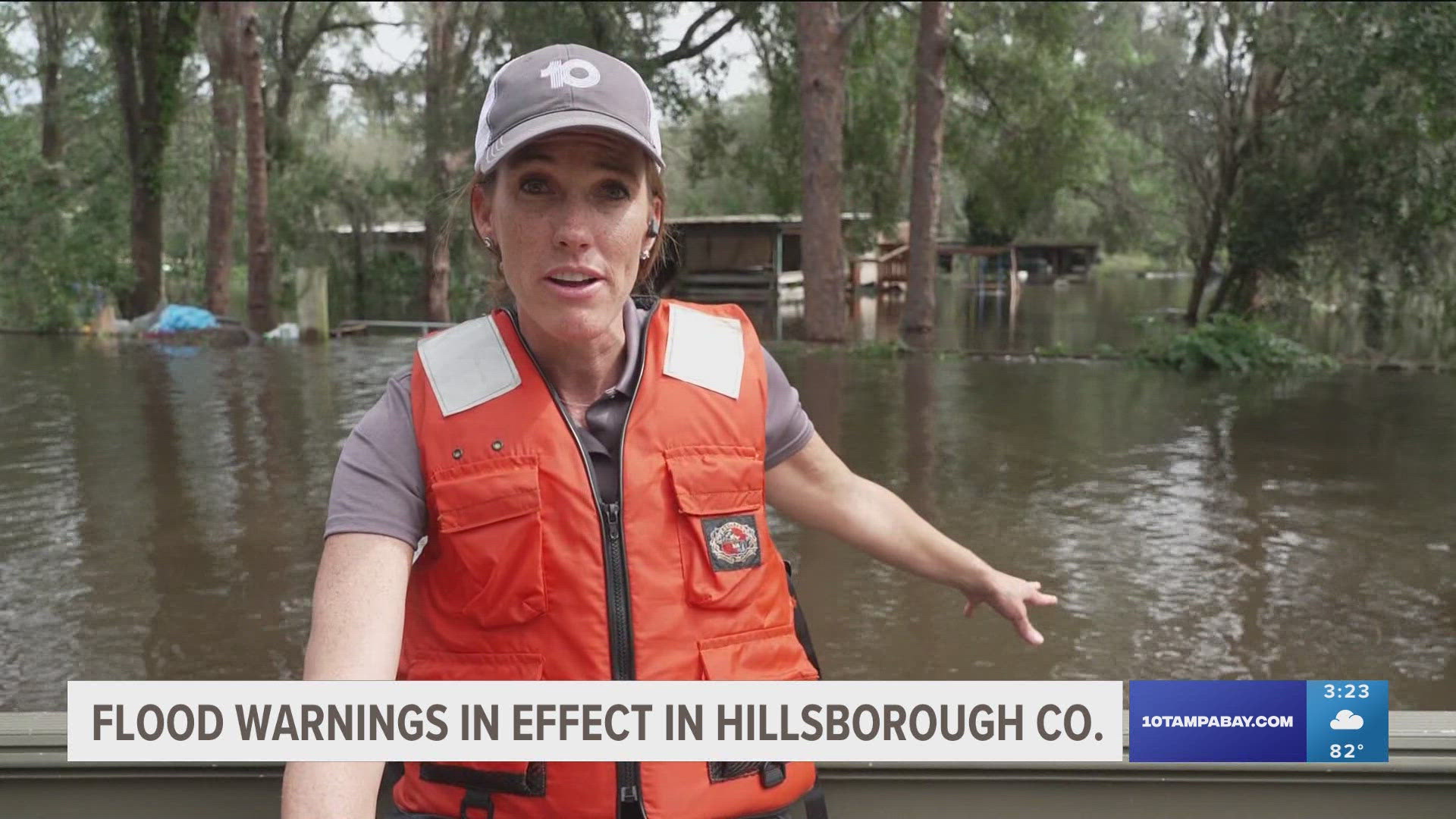 Flood warnings have been issued for rivers across Tampa Bay.