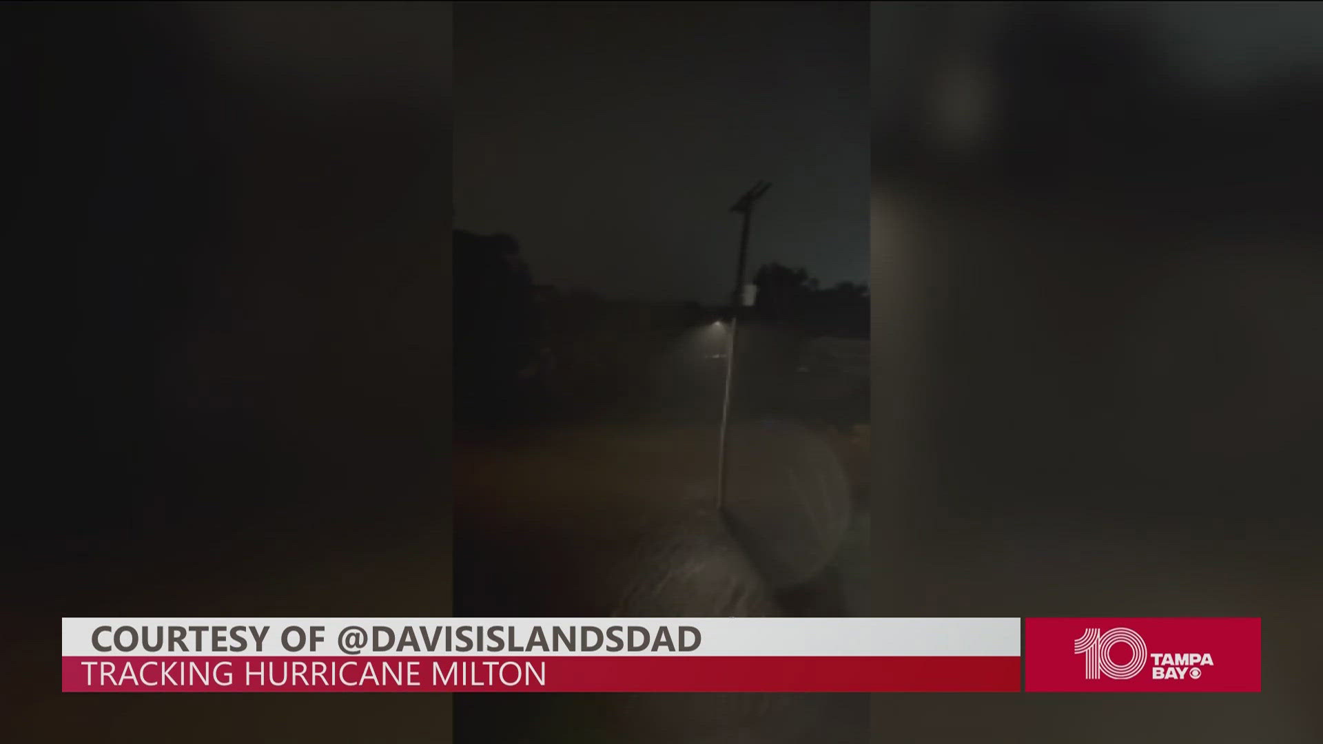 Hurricane Milton made landfall just after 8:30 p.m. on Florida's Gulf Coast as a Category 3 storm.