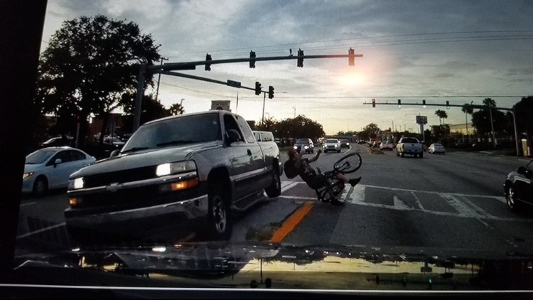 Witness captures picture of Pinellas Park hit-and-run on dash camera