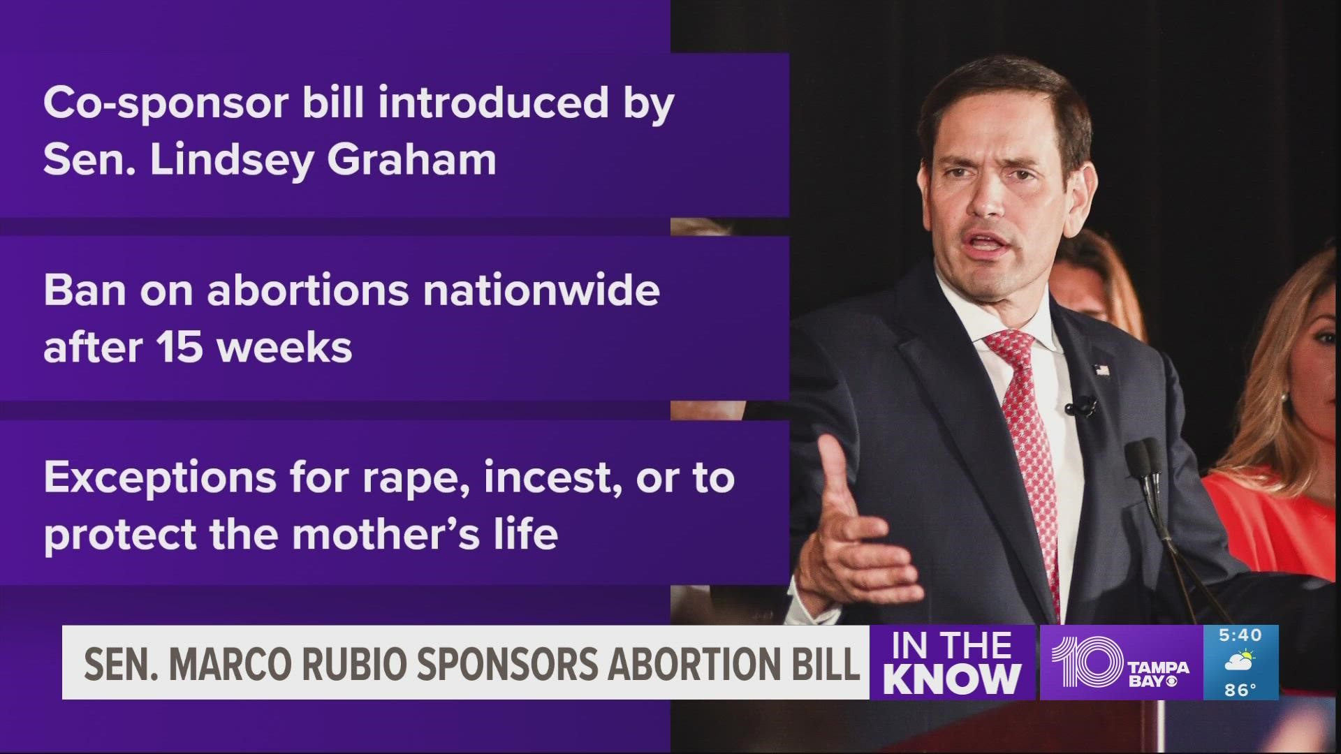 The bill, introduced By Sen. Lindsey Graham, ignites fresh debate on the issue after the Supreme Court overturned Roe v. Wade.