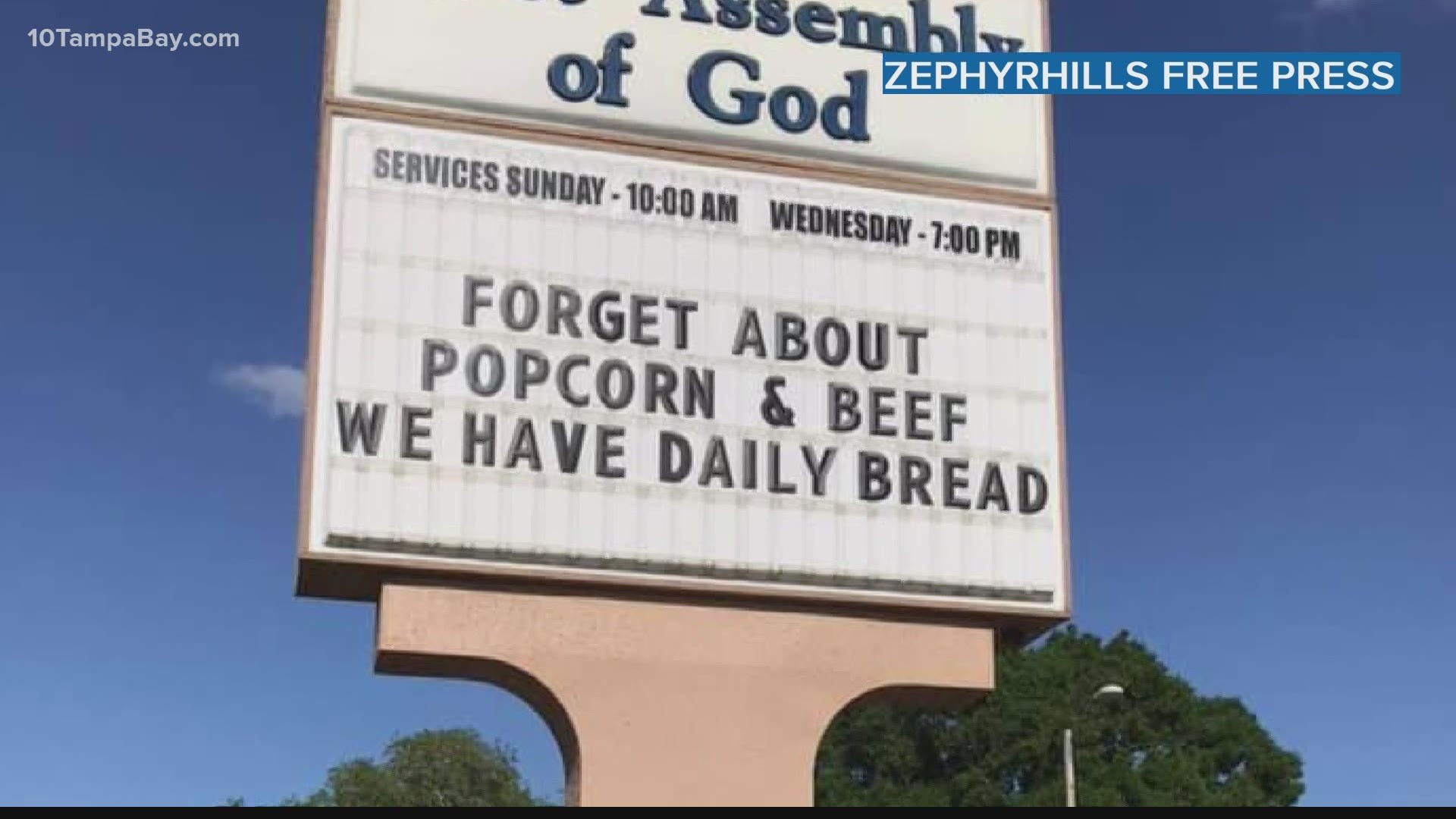 Zephyrhills businesses are caught up in a friendly "battle" to help promote each other and bring in much-needed customers.