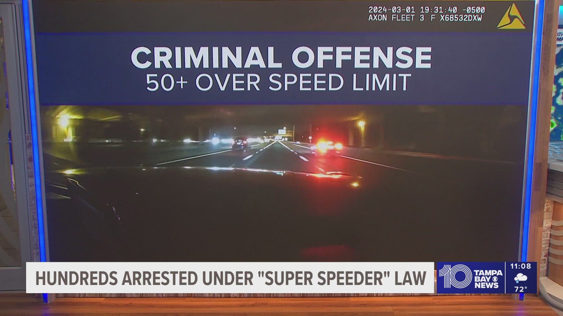 Over 500 arrests have been made across Florida to drivers who have violated the new super speeder law.