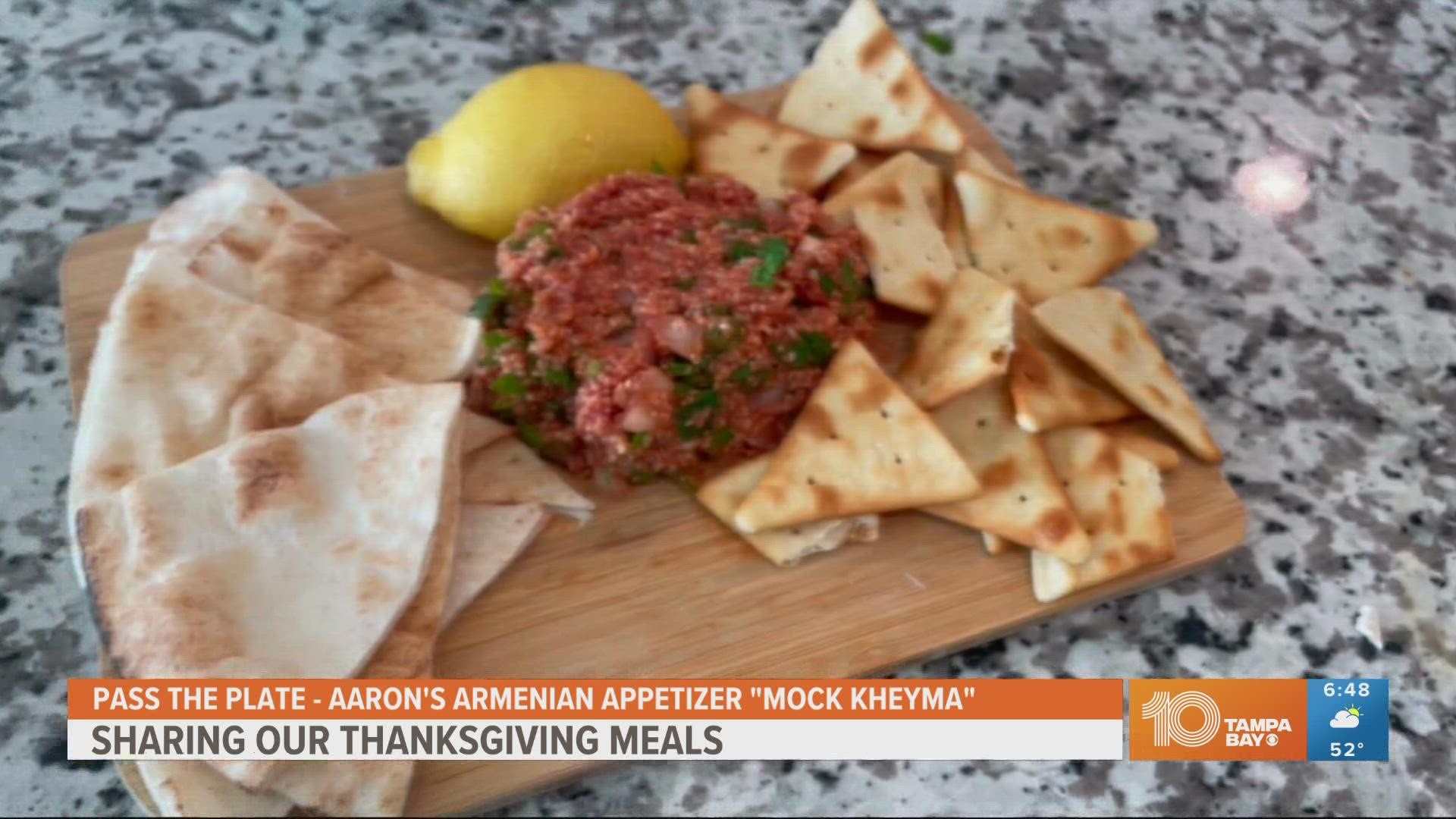 Aaron invites us into his kitchen to make an Armenian holiday staple.