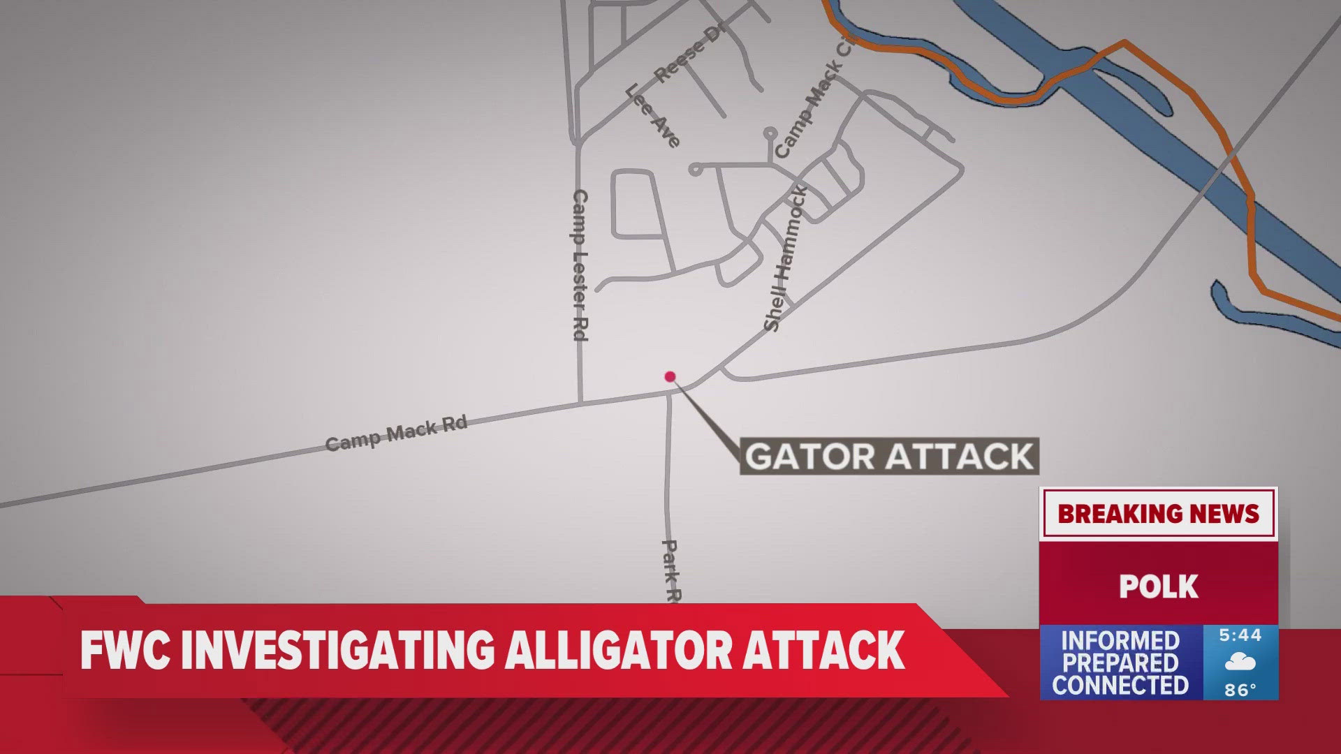 Polk County deputies responded just after 4 p.m. to assist the Florida Fish and Wildlife Conservation Commission at the mouth of Tiger Creek into Lake Kissimmee. 