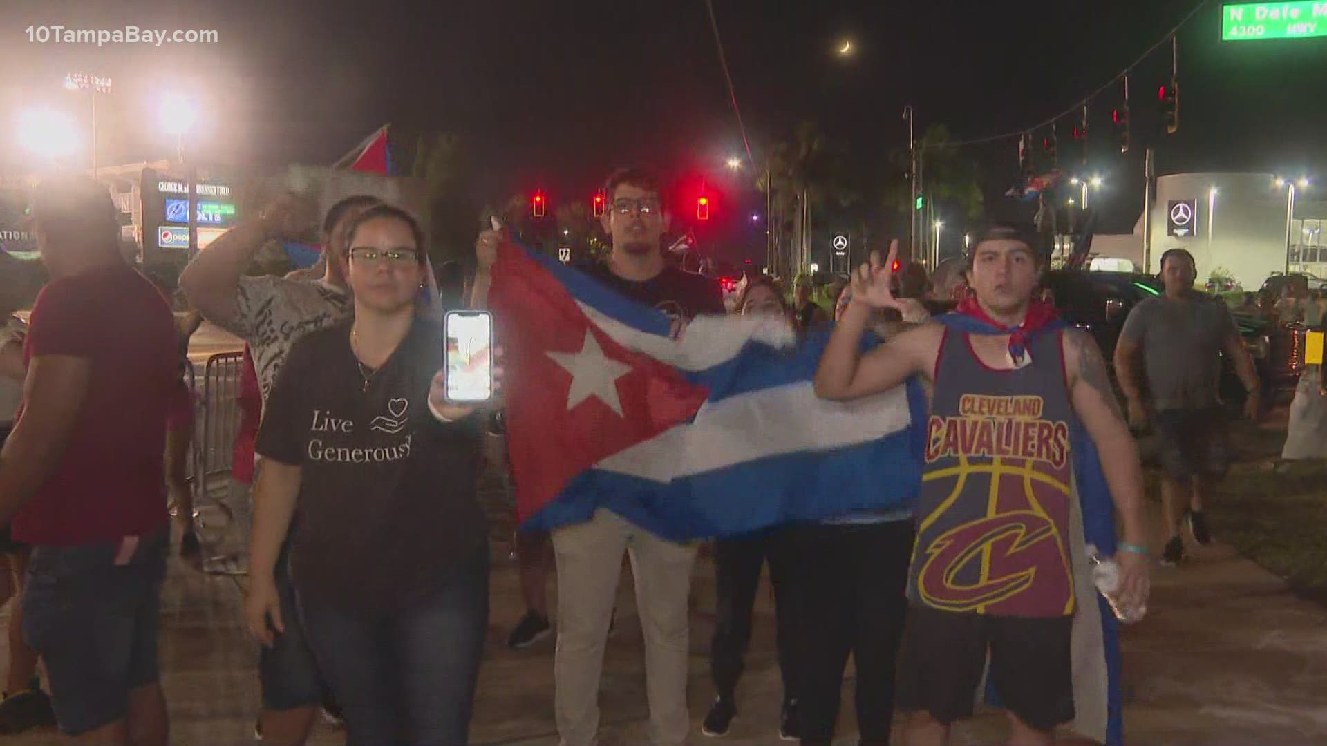 People are calling for change in Cuba amid protests on the island nation.
