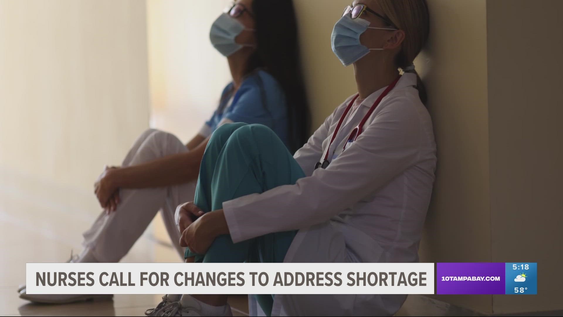 A report released by the Florida Hospital Association in 2021 predicts Florida will face a shortage of more than 59,000 nurses by 2035.