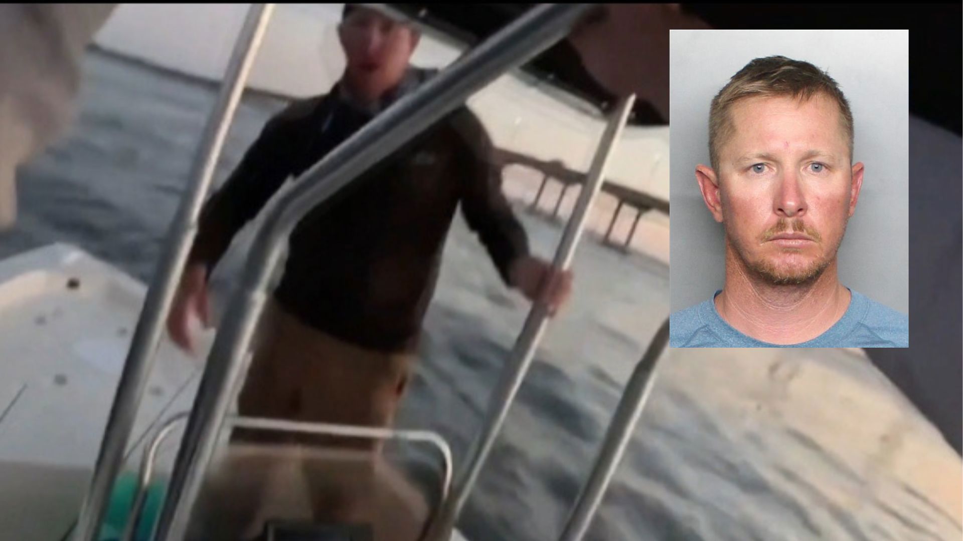 Brock Horner, 40, has been charged with burglary with assault or battery, according to the Punta Gorda Police Department.