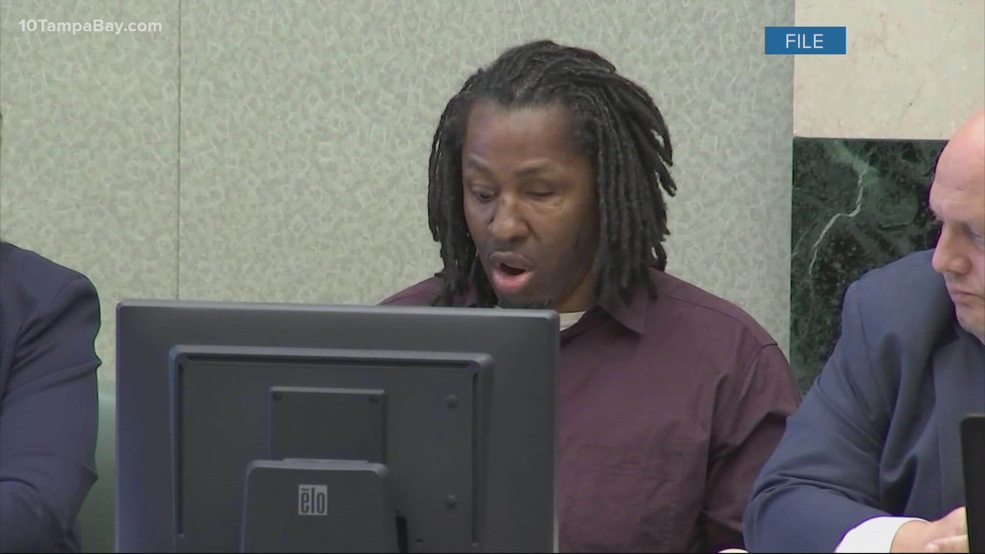 He was previously convicted of murdering Orlando Police Lt. Debra Clayton.