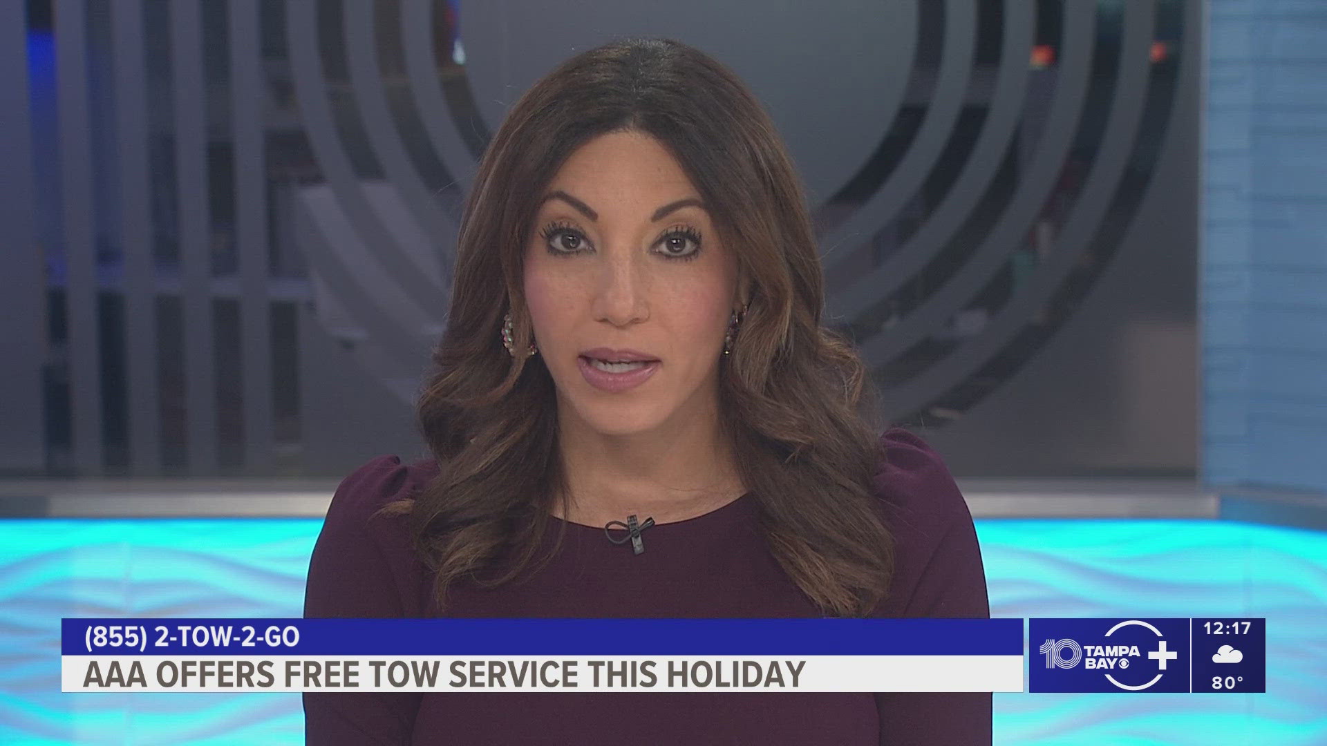 AAA is offering its "Tow to Go" program to provide free, confidential rides and tow impaired drivers and cars to a safe location within 10 miles. 