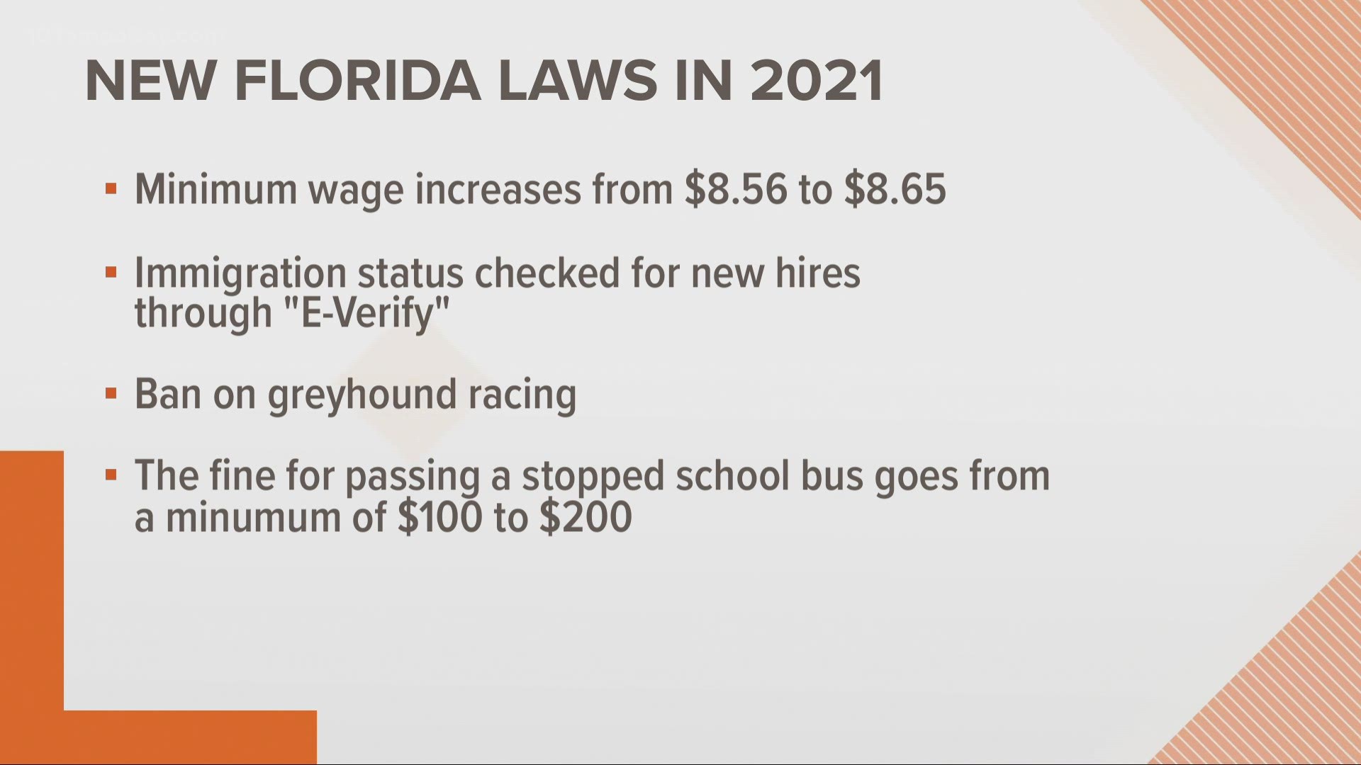 New Florida laws What Florida laws are changing in 2021