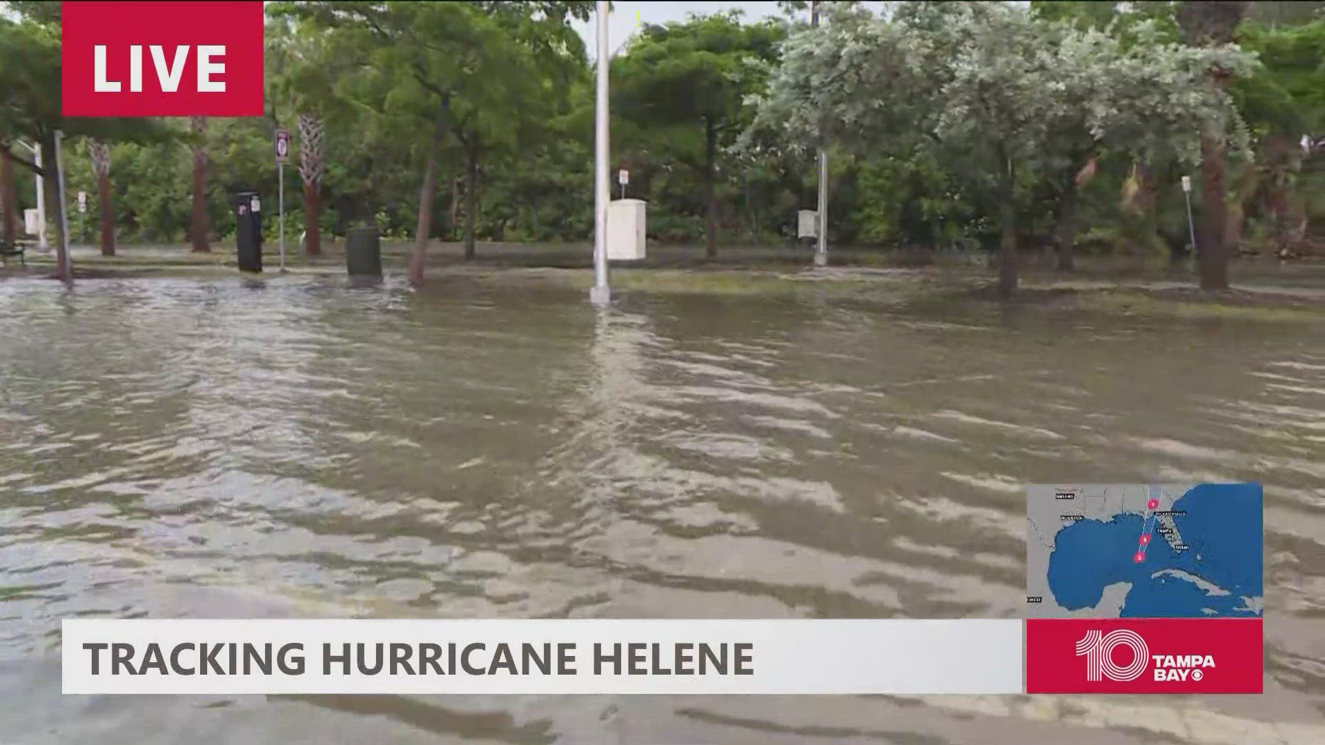 Parts of Sarasota County are beginning to see flooding ahead of Hurricane Helene making landfall.