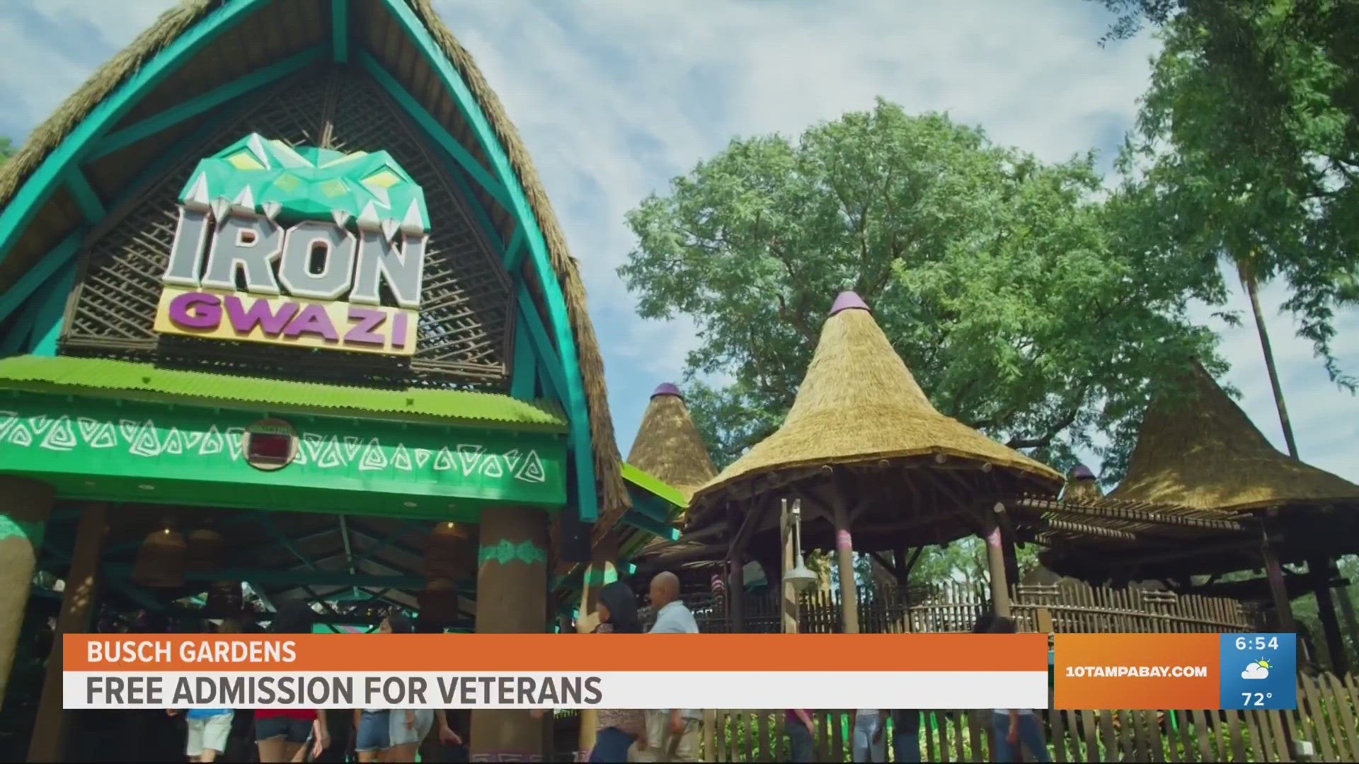 This deal that runs through July 9 for veterans is the amusement park's way of honoring Military Appreciation Month.