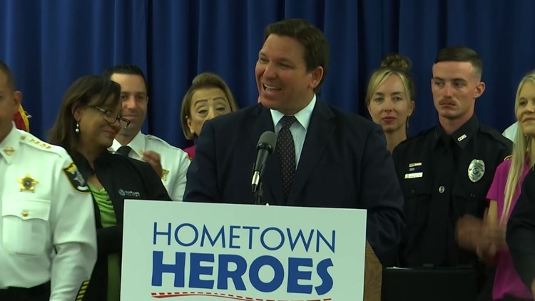 Gov. DeSantis announces Hometown Hero Housing Program offering aid to first responders
