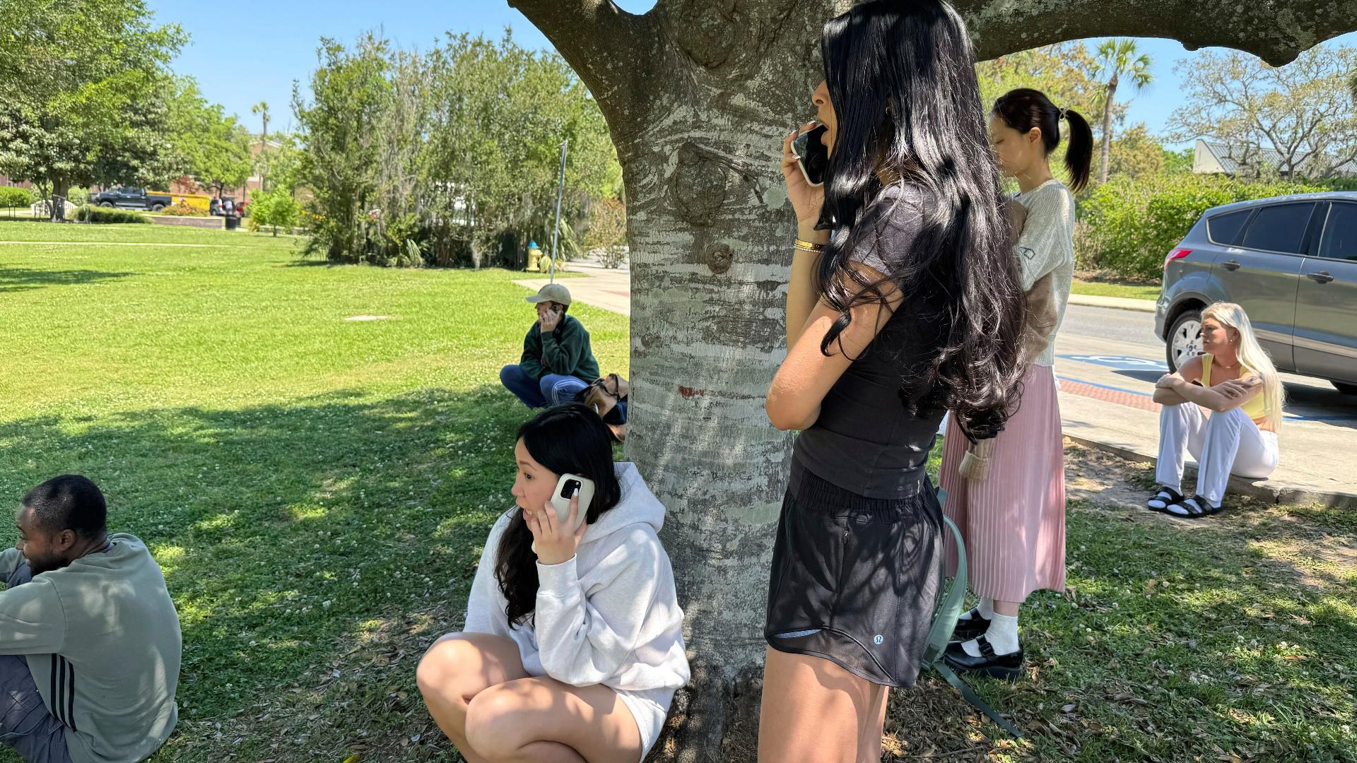 Photos and video of shooting on FSU campus show students running
