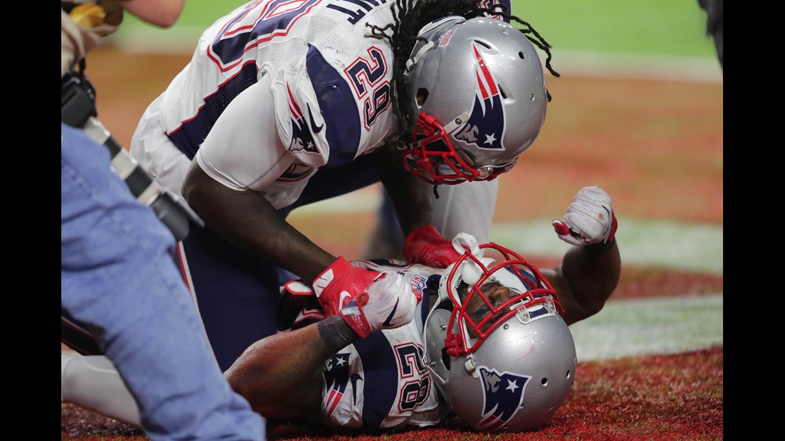 Deion Jones tore the ball right from LeGarrette Blount's hands to force the  1st fumble of Super Bowl 51 