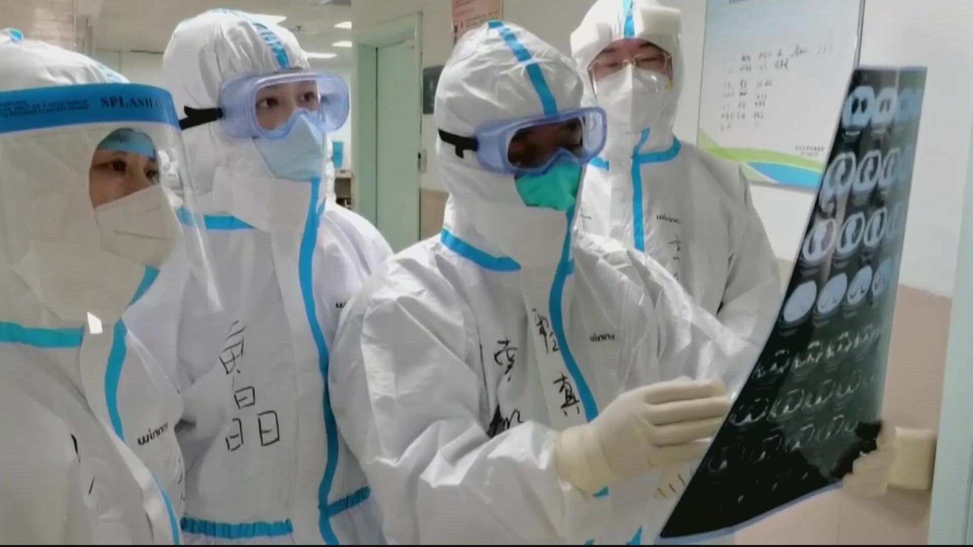 The Department of Energy says it has data that supports a theory the COVID outbreak began with a laboratory leak in Wuhan China.