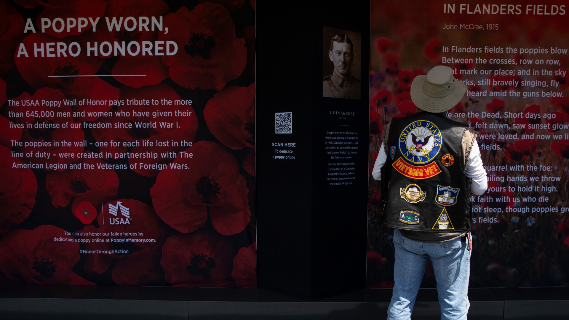 USAA Poppy Wall of Honor remembers lives lost in service