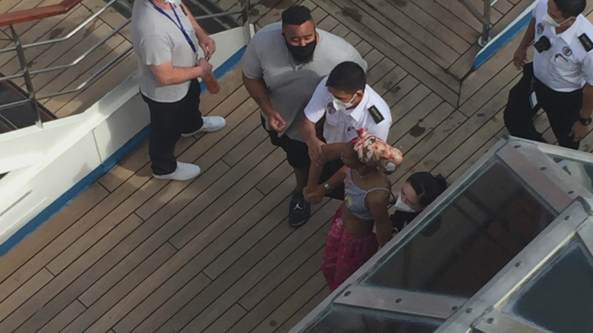 The Coast Guard has called off the search for the woman they said jumped off the Carnival Valor ship Wednesday after an incident with security.